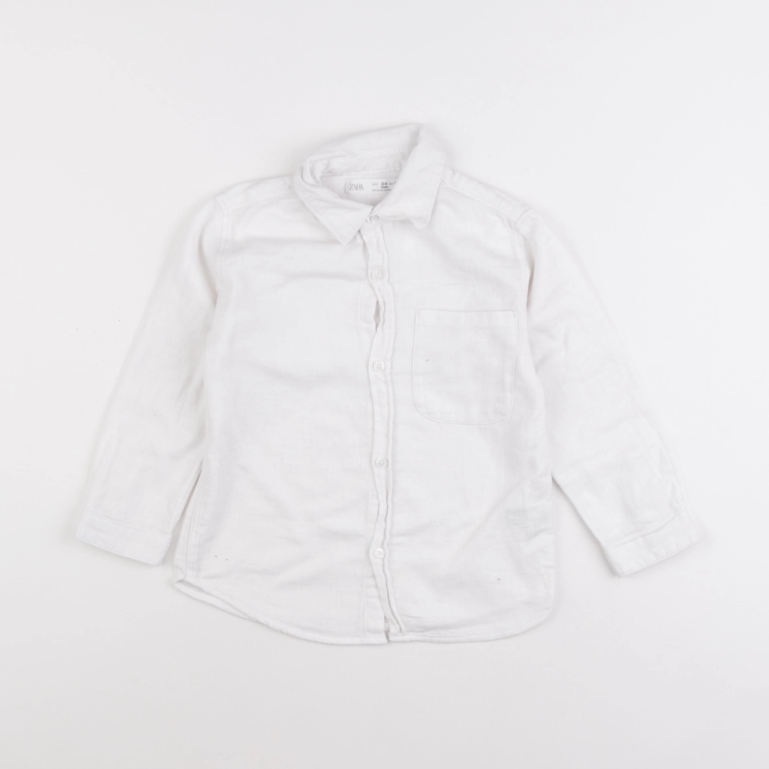 Zara - chemise blanc - 3/4 ans