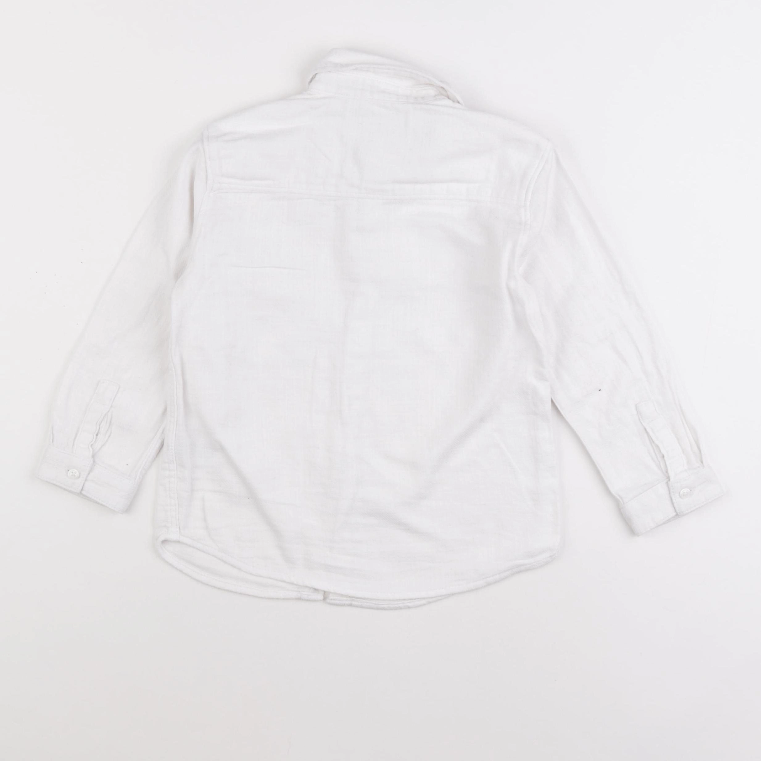 Zara - chemise blanc - 3/4 ans