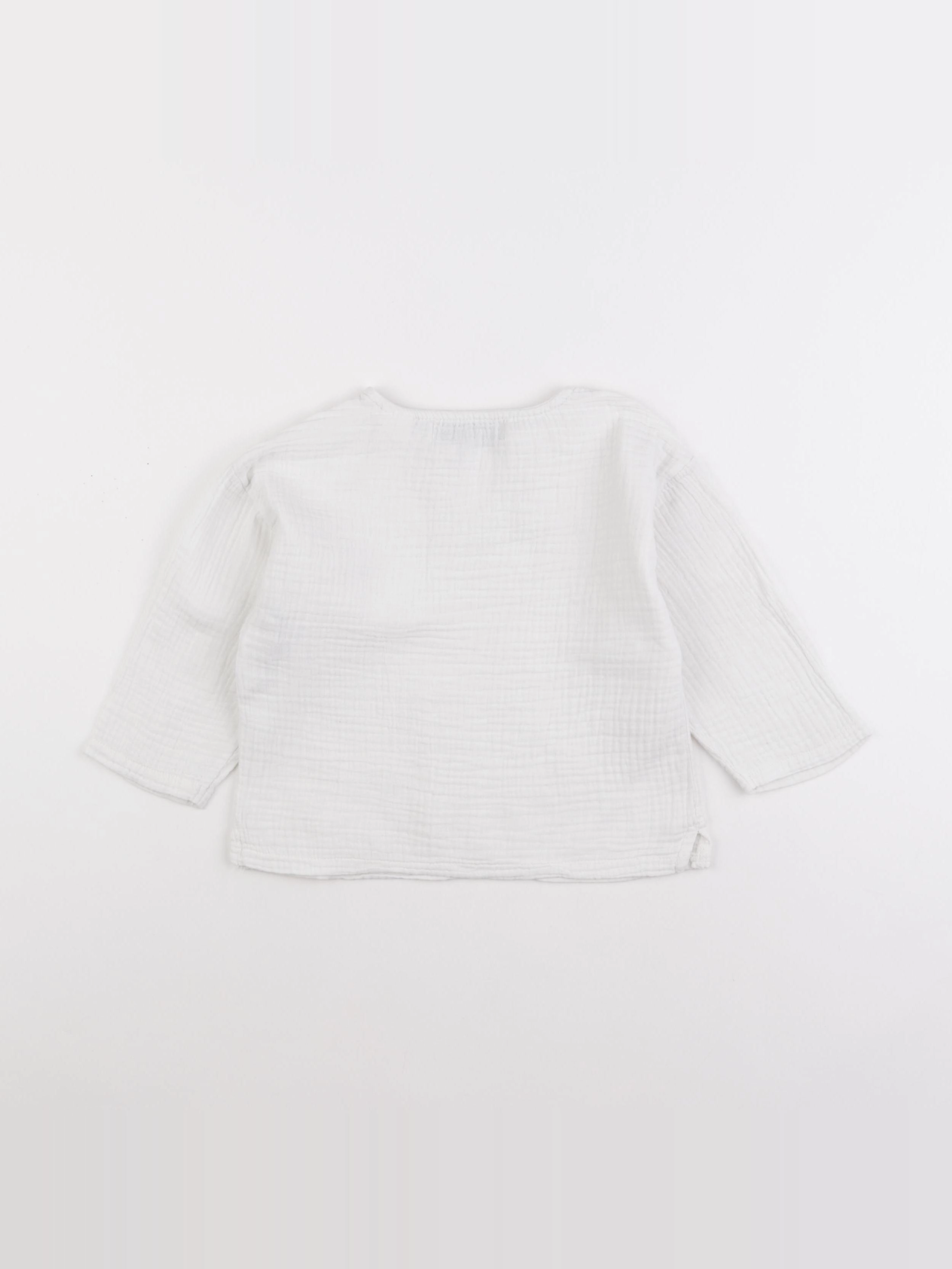 Zara - chemise blanc - 9/12 mois