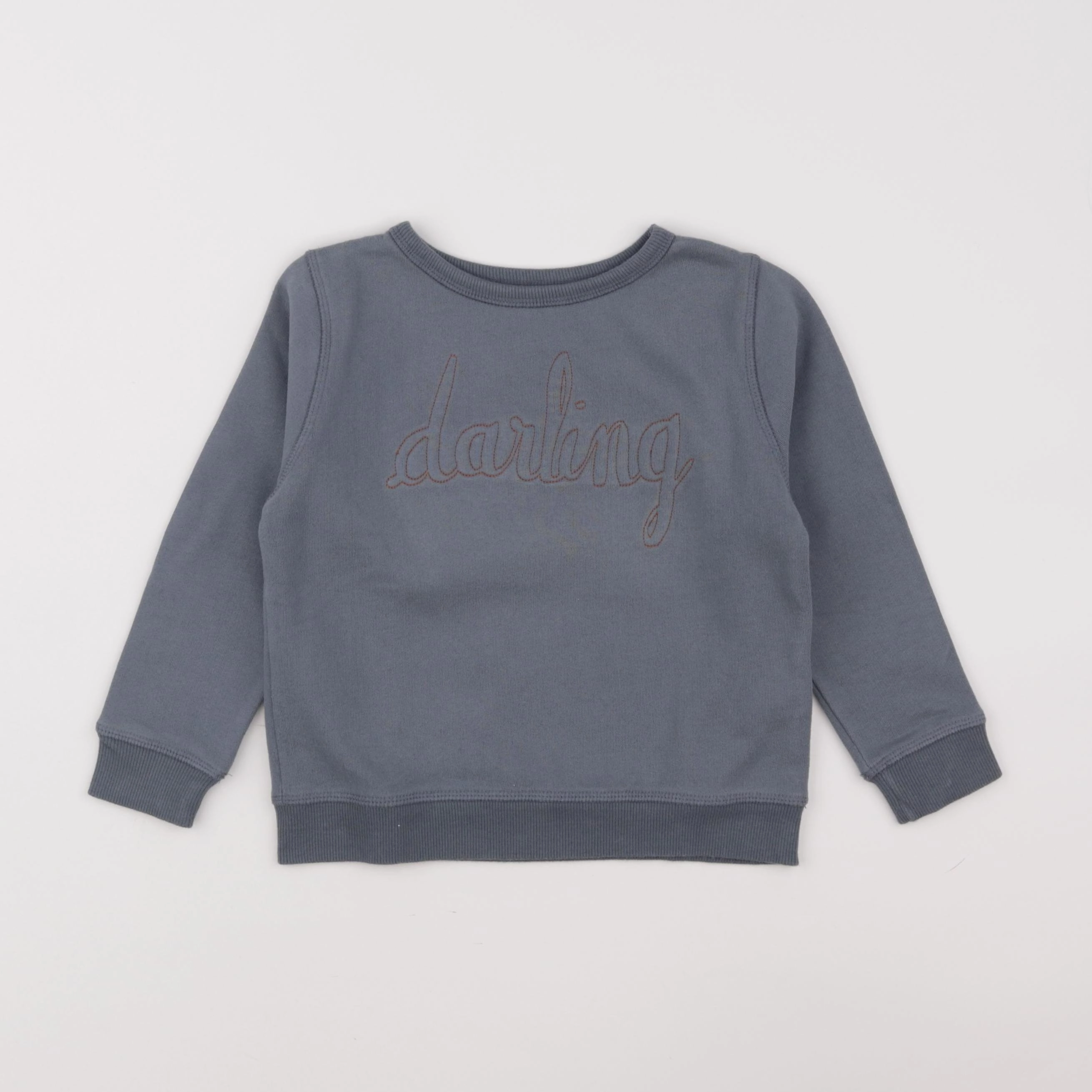 Bonton - sweat gris - 6 ans