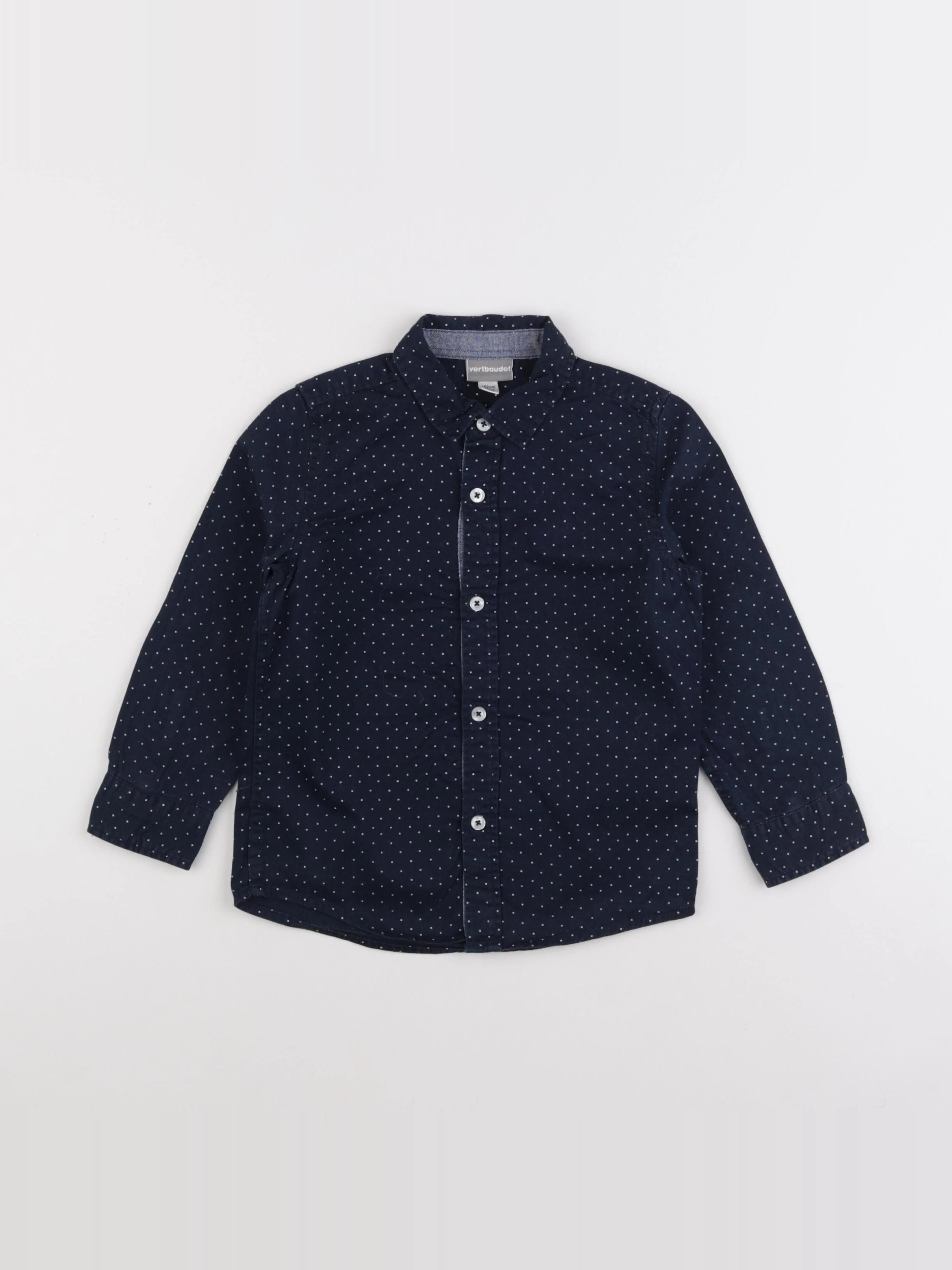 Vertbaudet - chemise bleu - 4 ans