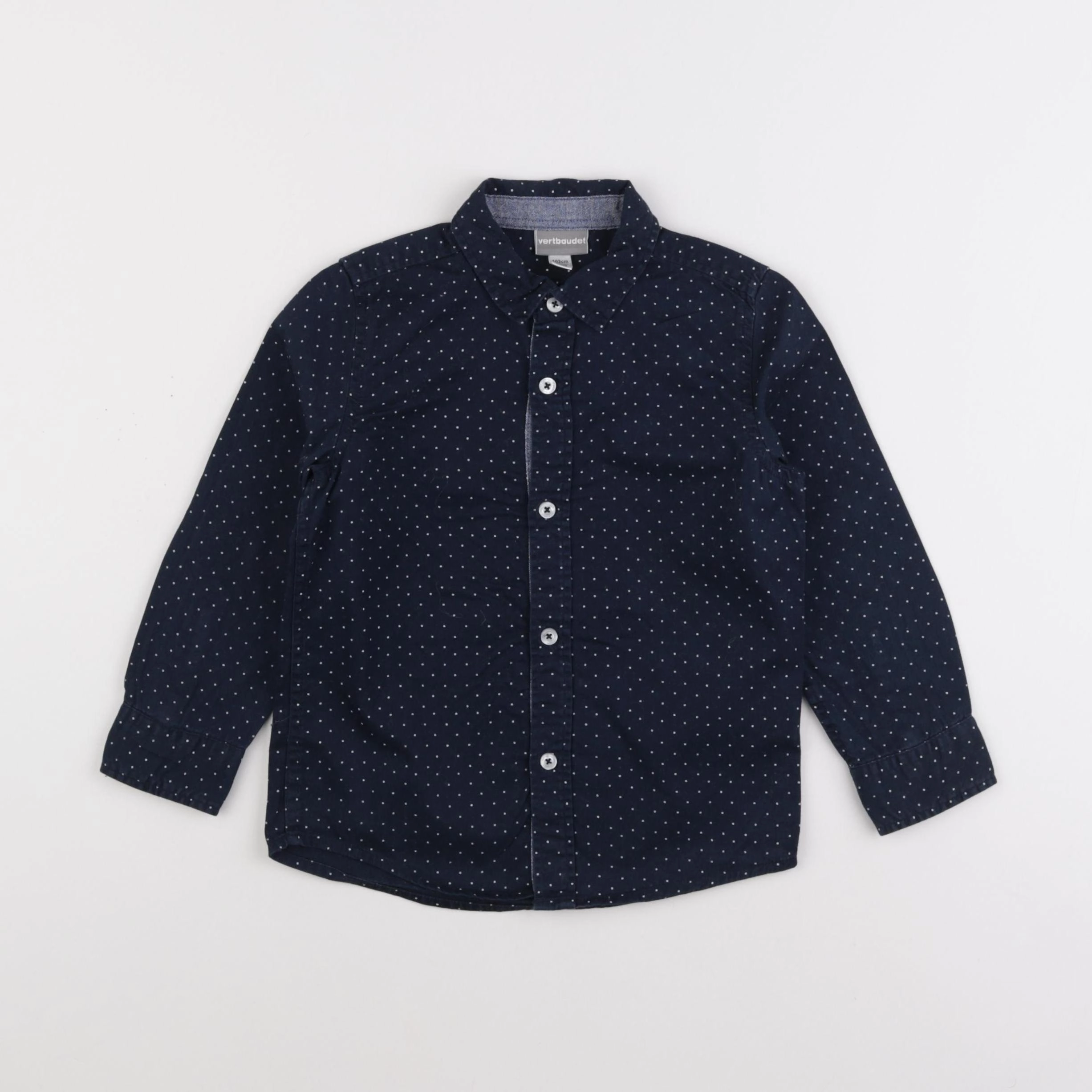 Vertbaudet - chemise bleu - 4 ans