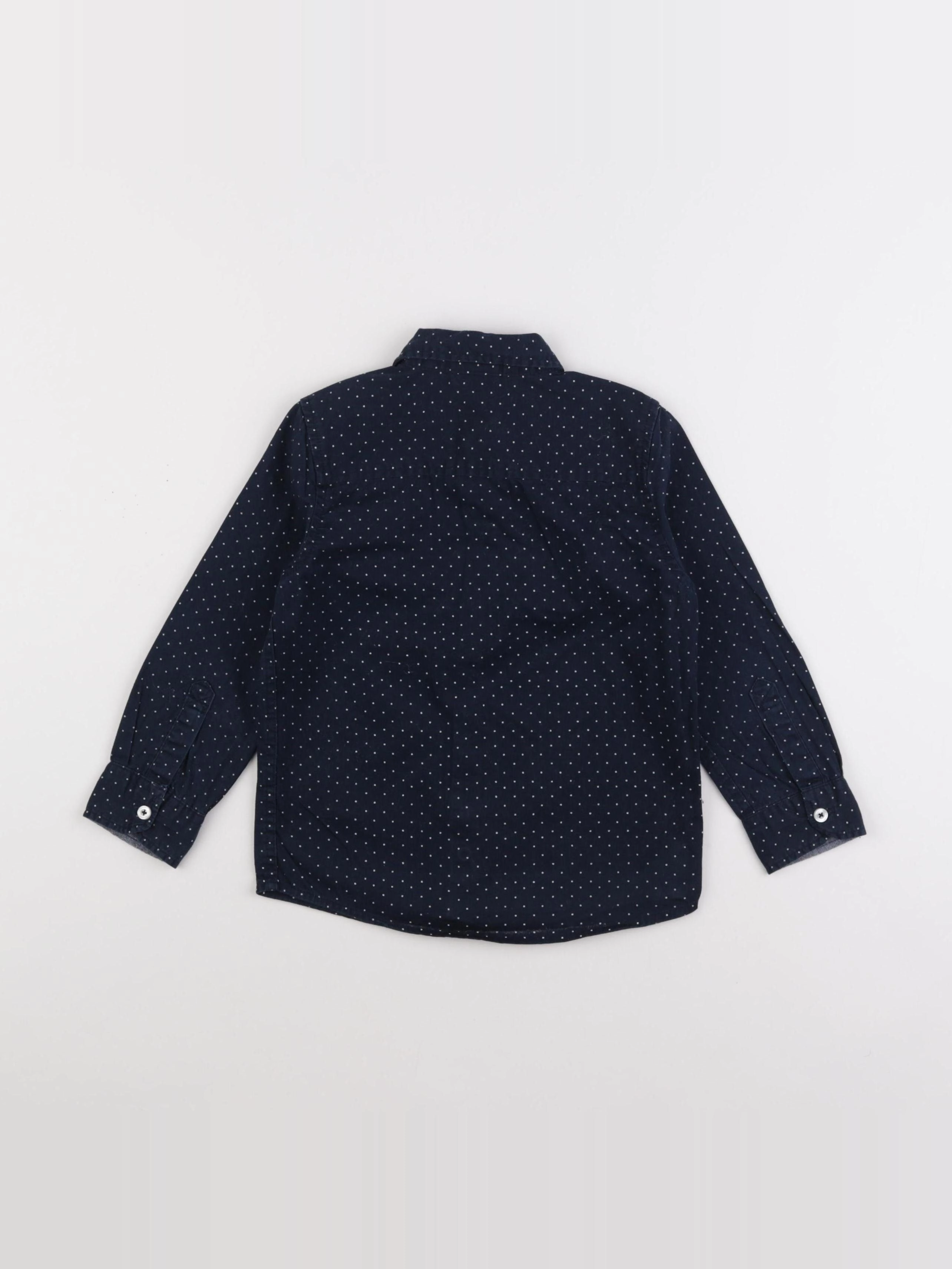 Vertbaudet - chemise bleu - 4 ans