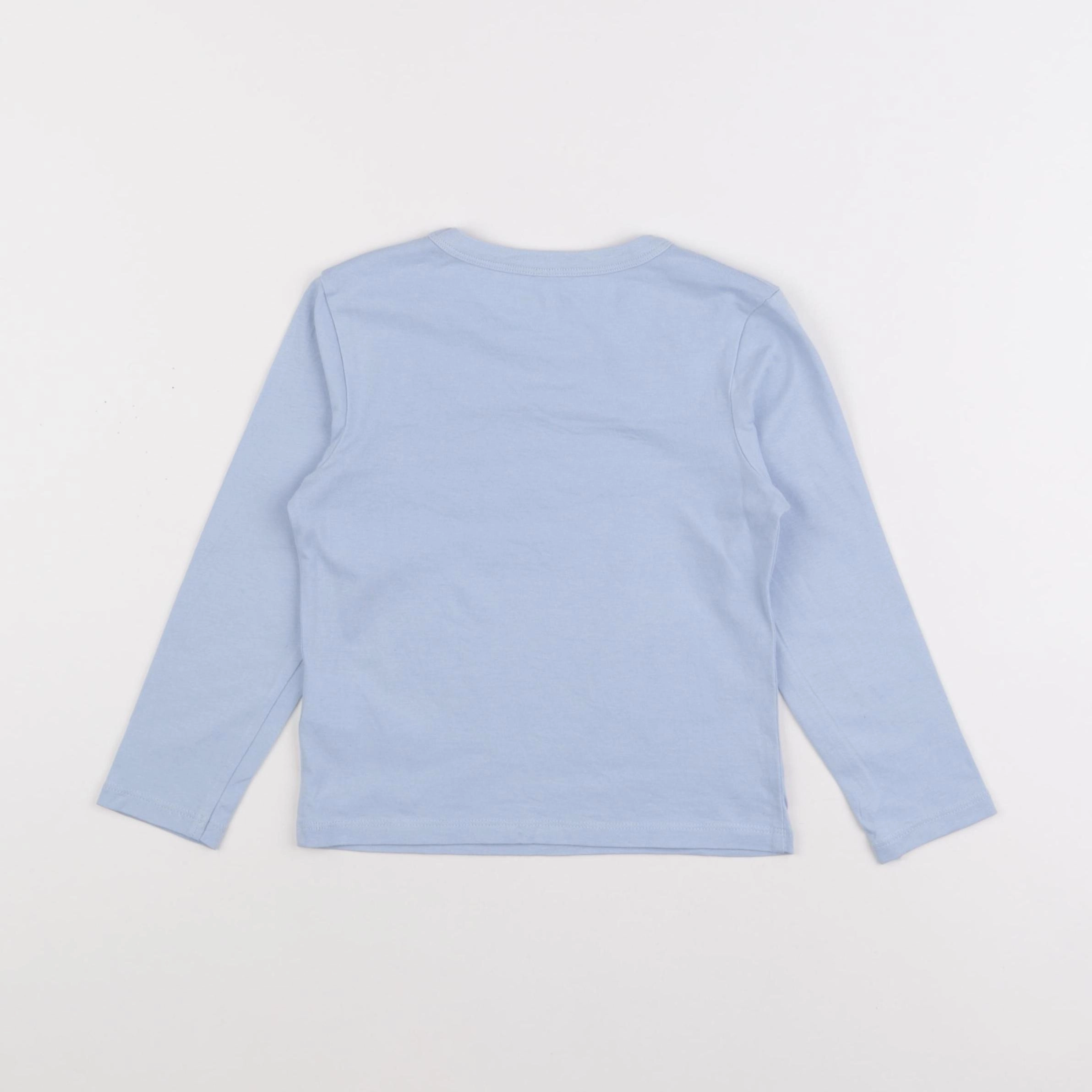 Vertbaudet - maillot de corps bleu - 4 ans
