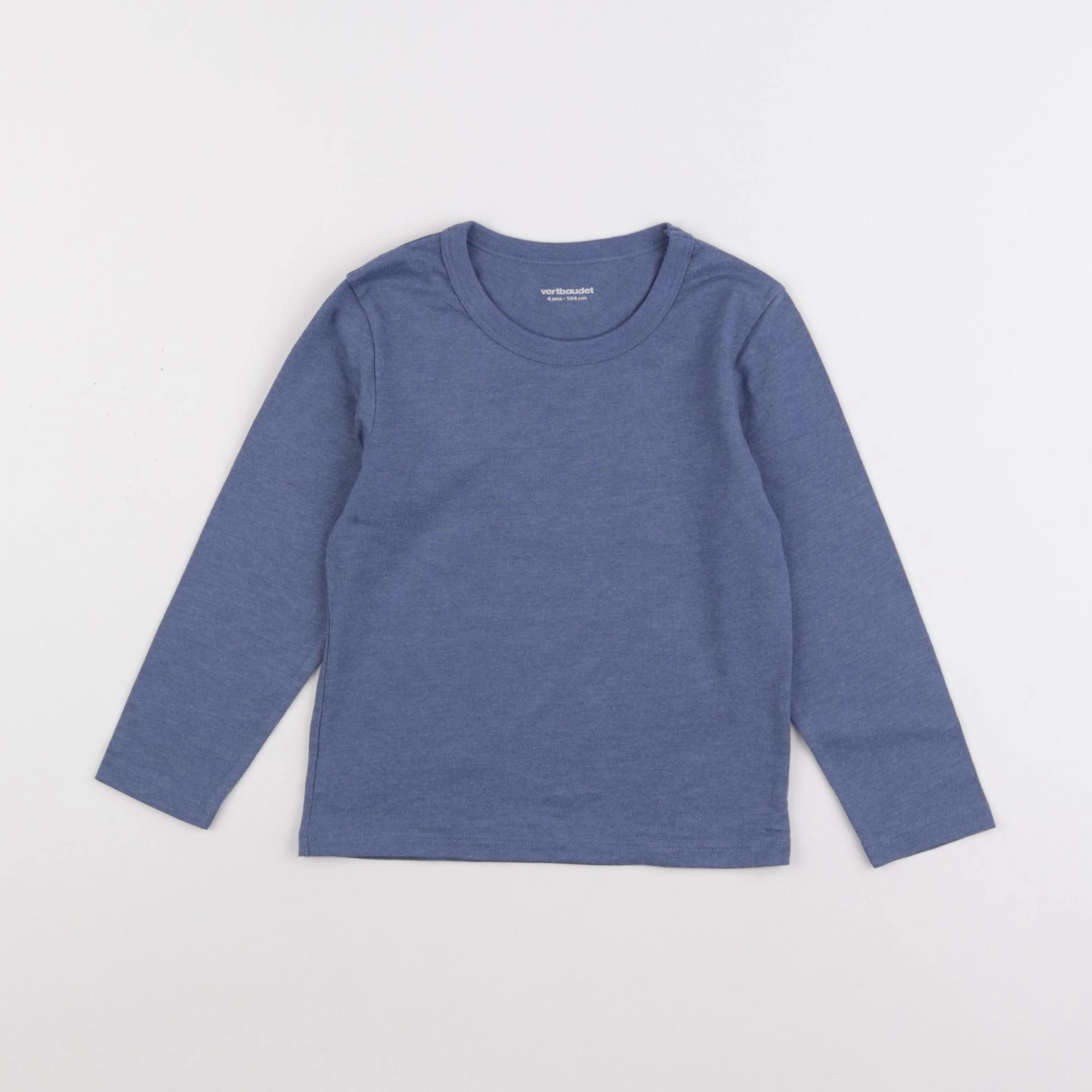 Vertbaudet - maillot de corps bleu - 4 ans
