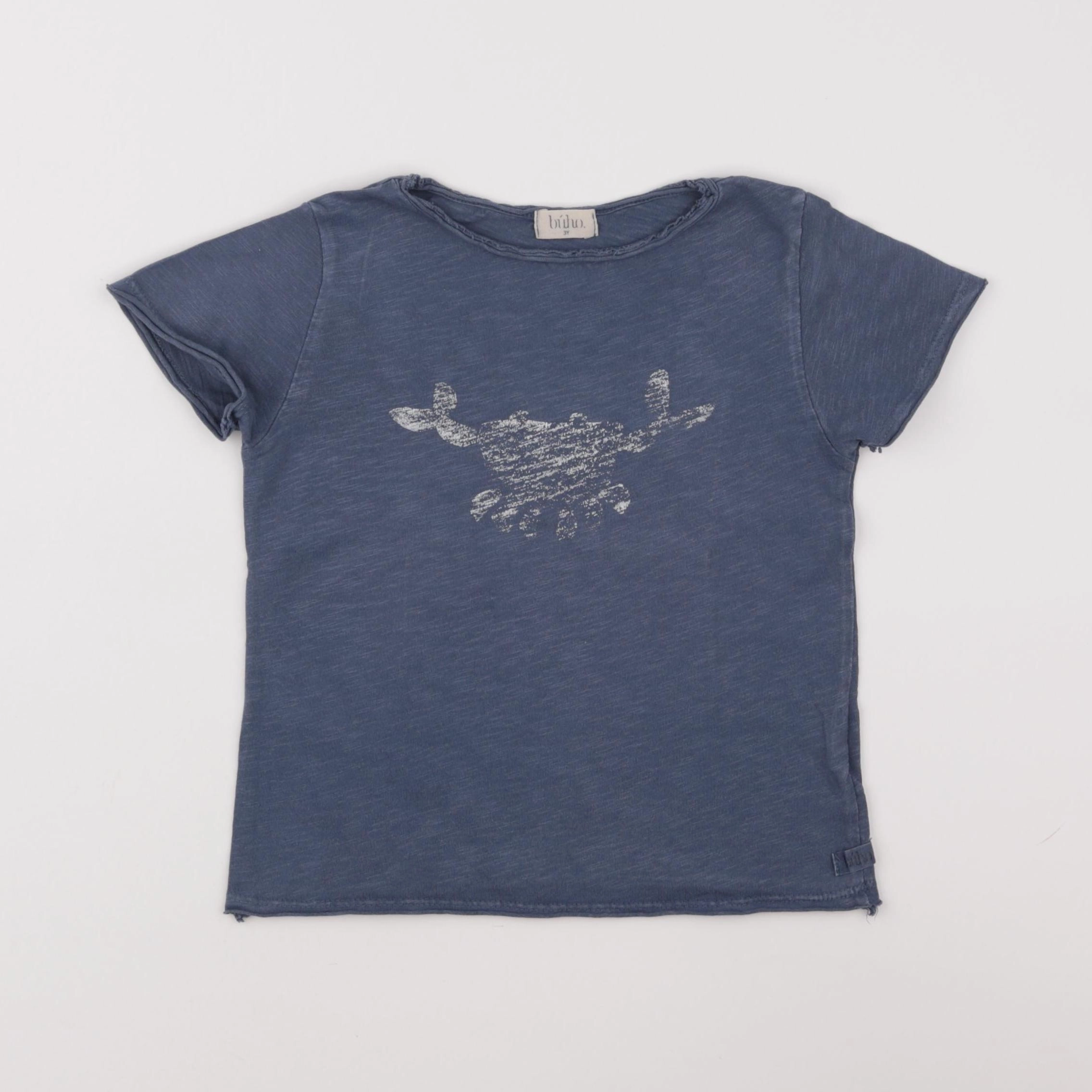 Buho - tee-shirt bleu - 3 ans