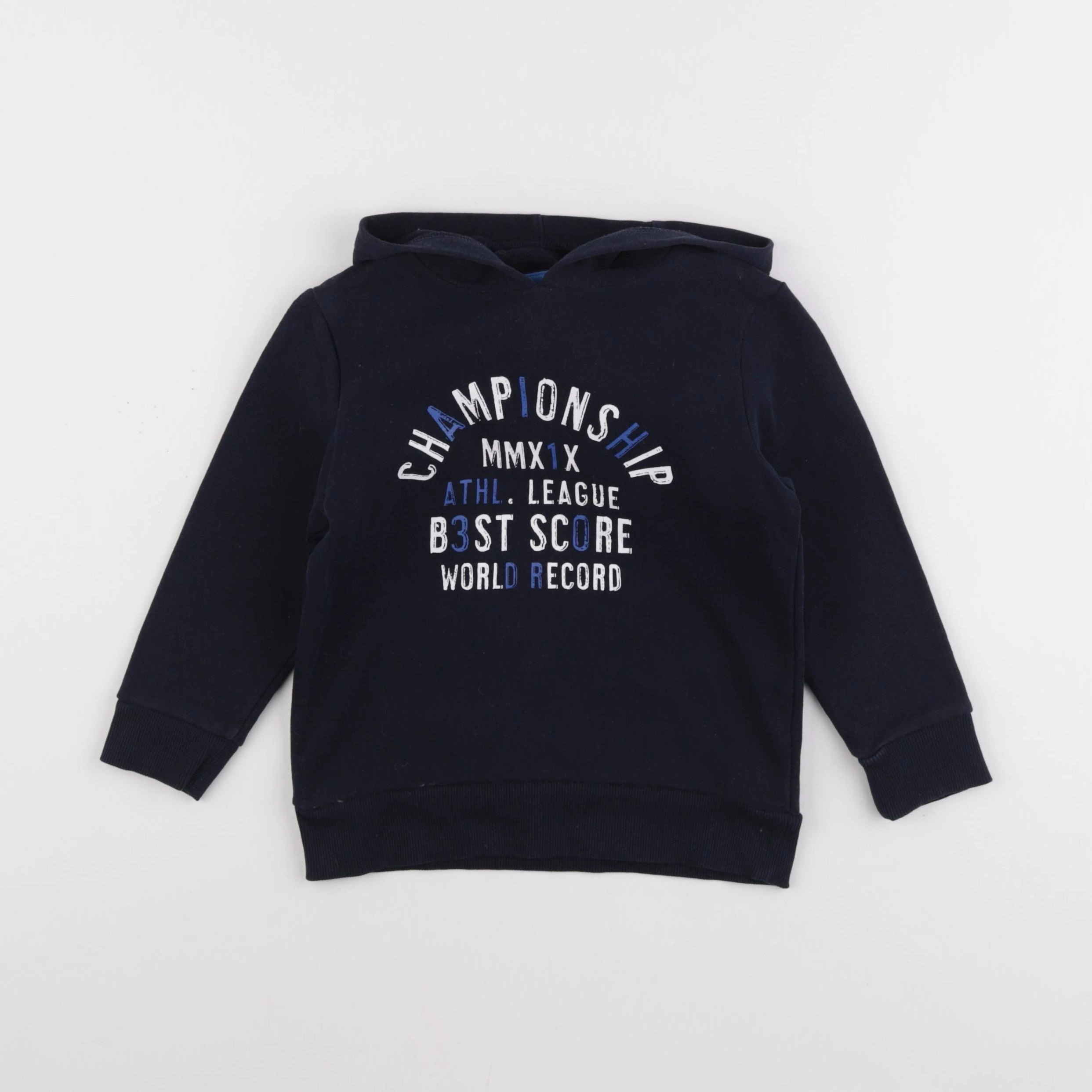 Vertbaudet - sweat bleu - 5 ans