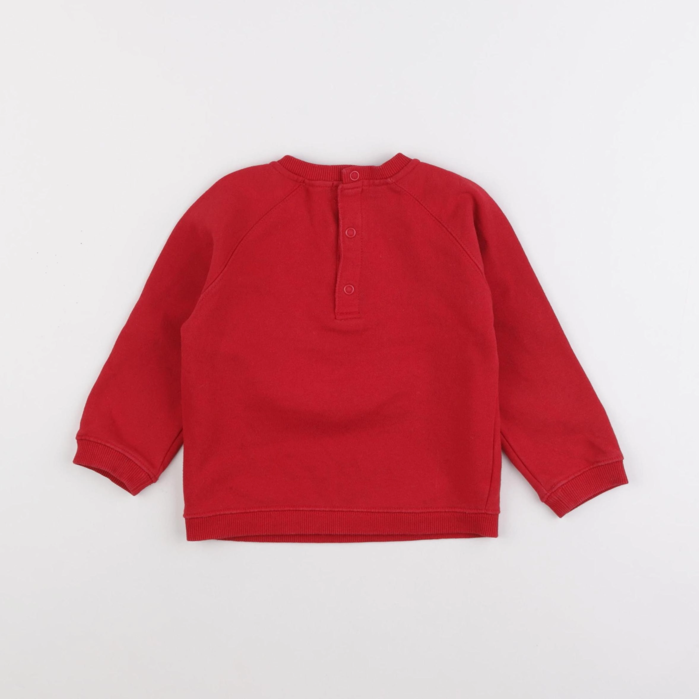 Boutchou - sweat rouge - 36 mois
