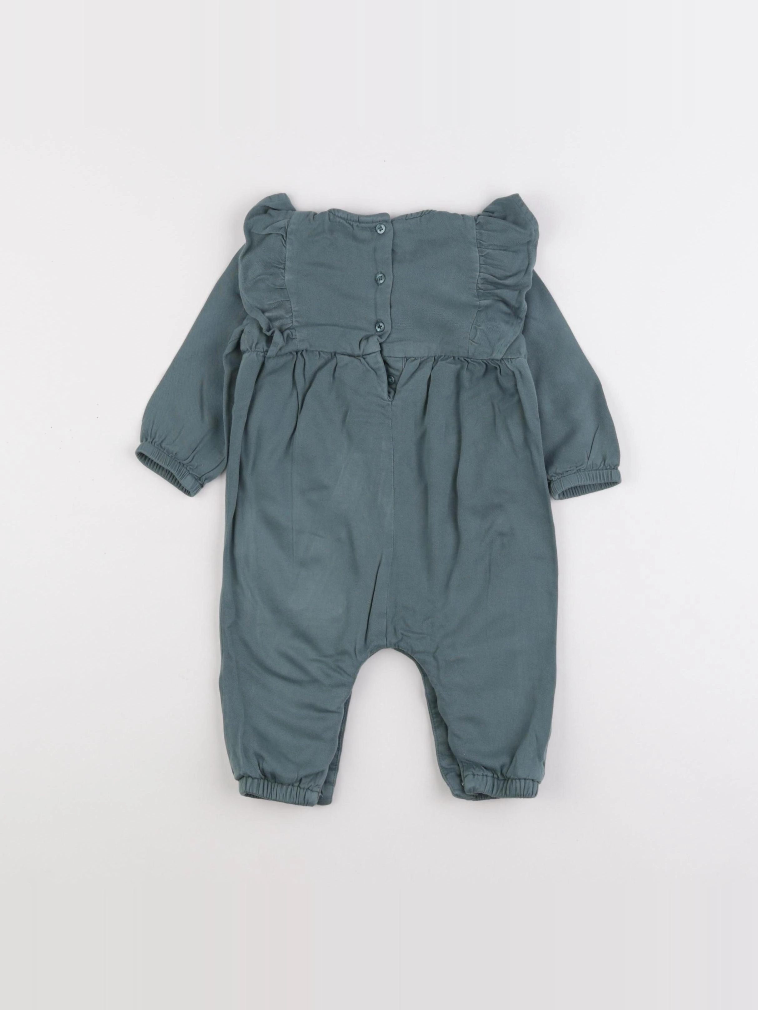 Vertbaudet - combinaison vert - 9 mois