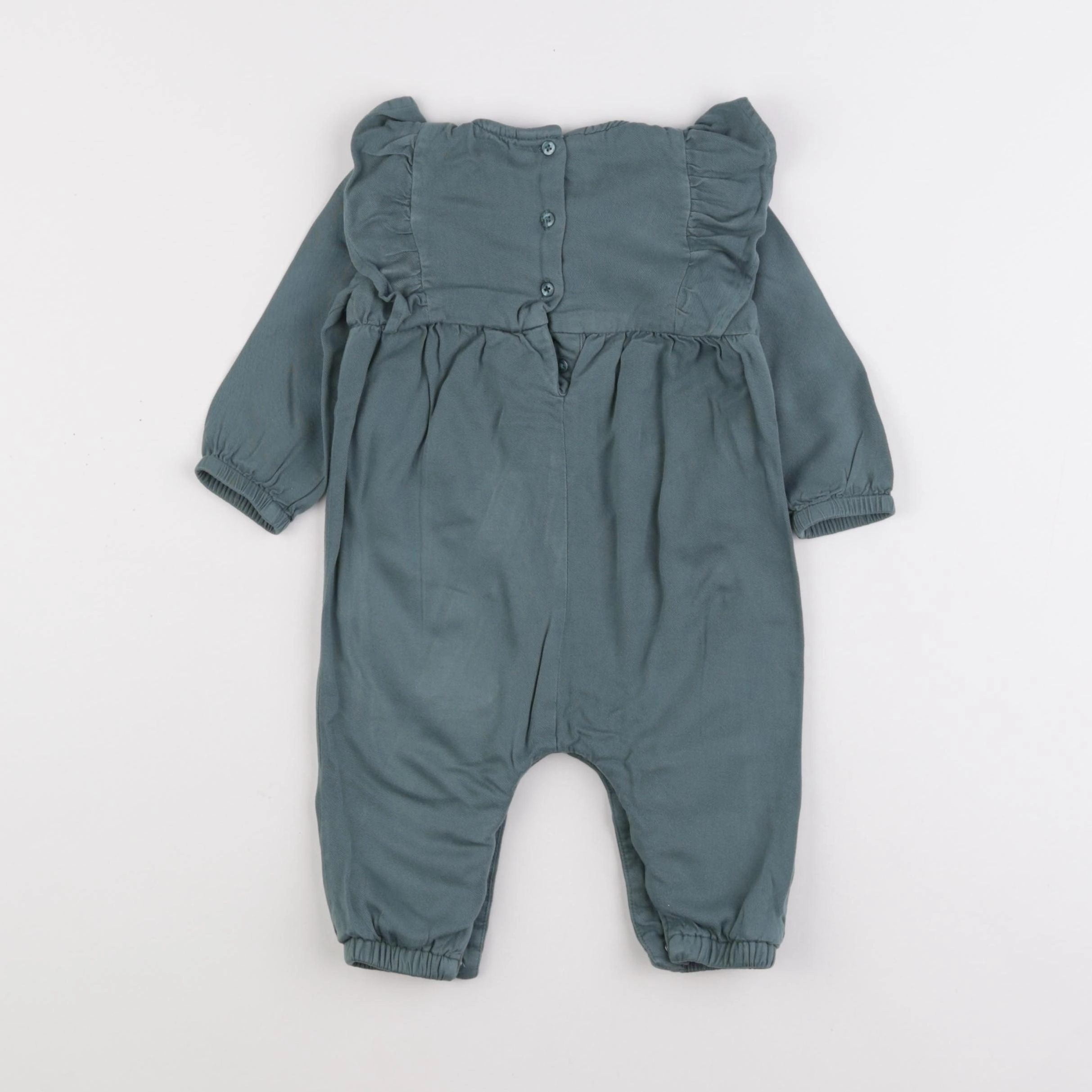 Vertbaudet - combinaison vert - 9 mois