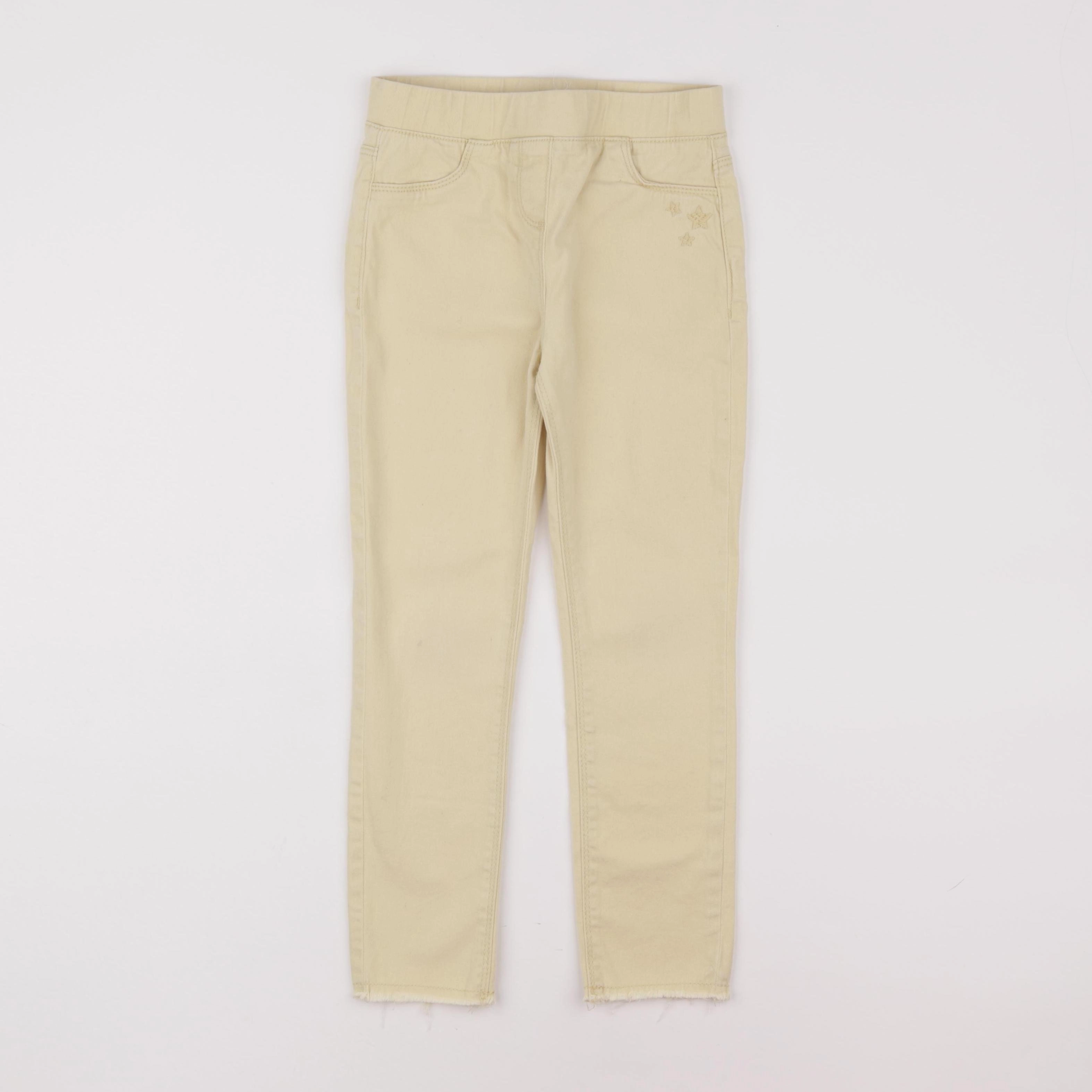 Vertbaudet - jegging jaune - 7 ans