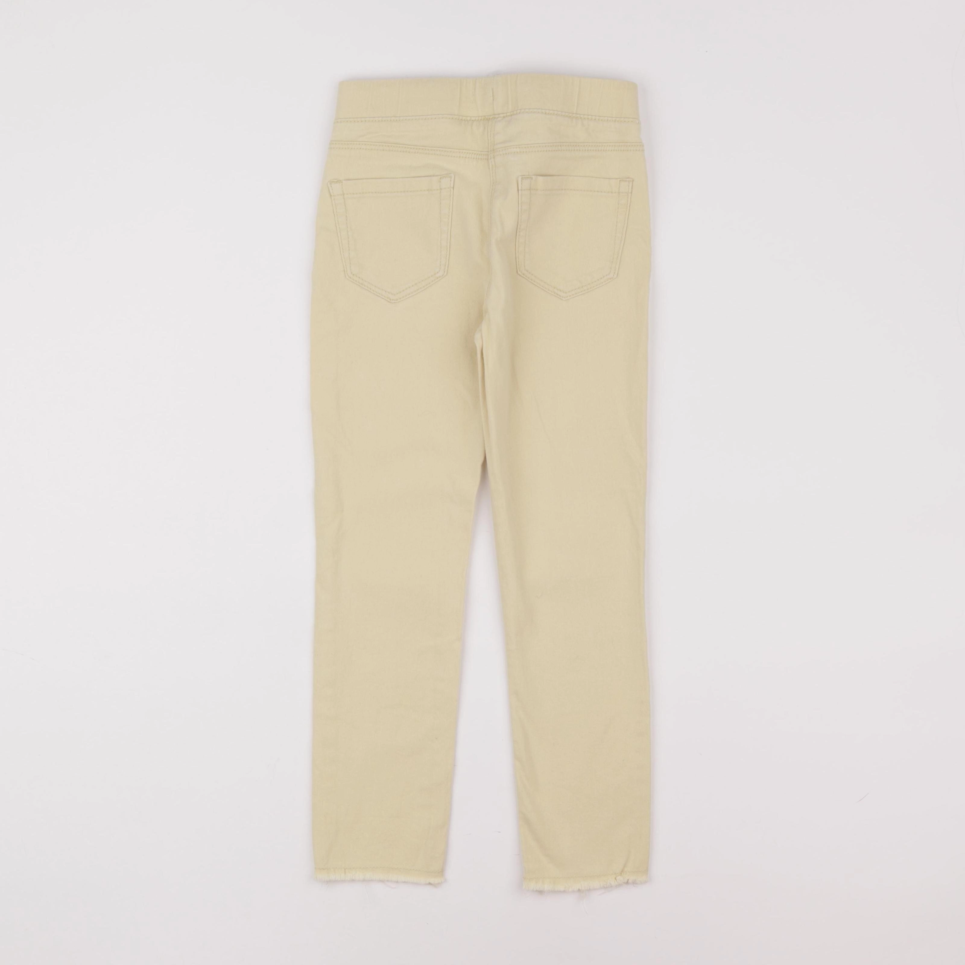 Vertbaudet - jegging jaune - 7 ans