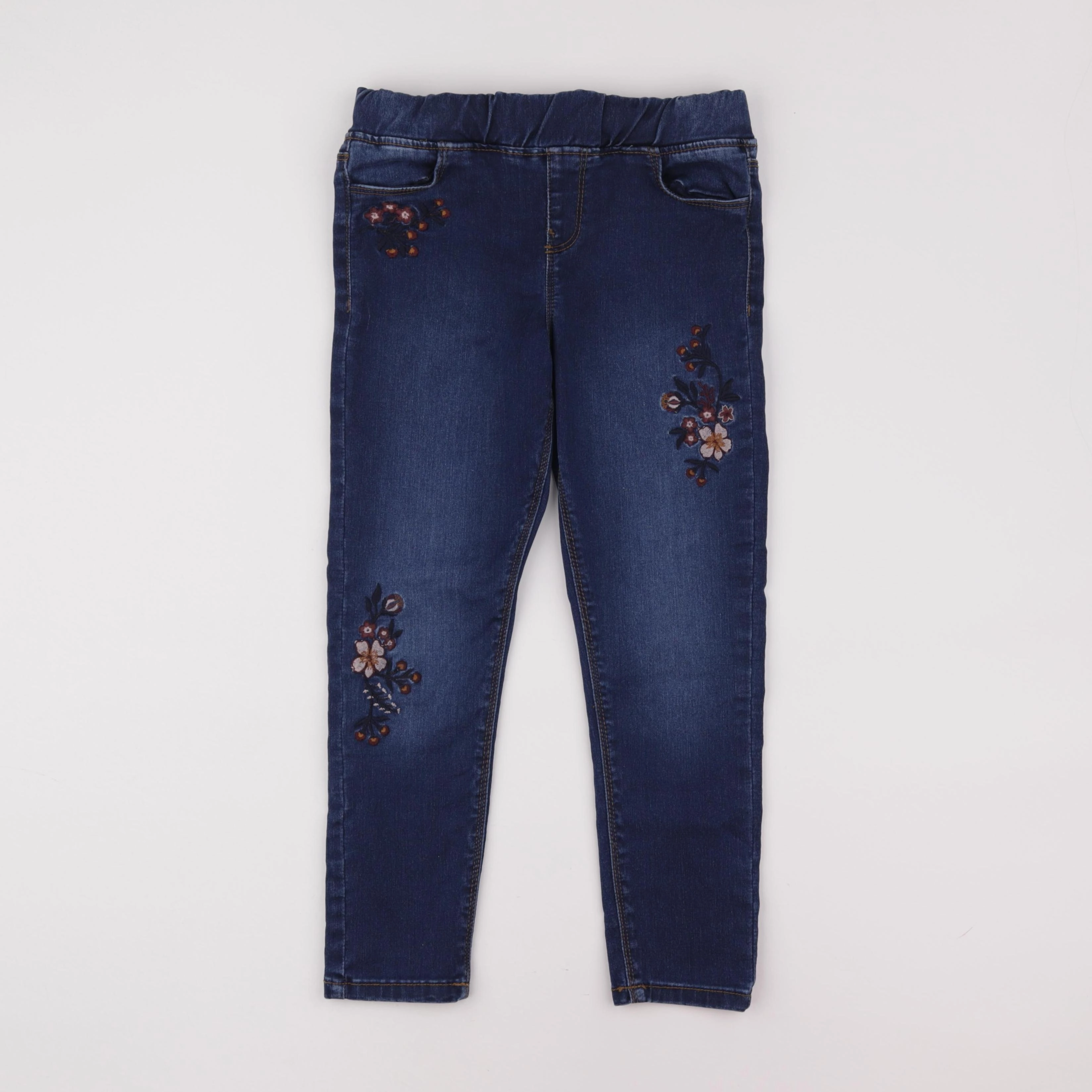 Vertbaudet - jegging bleu - 7 ans