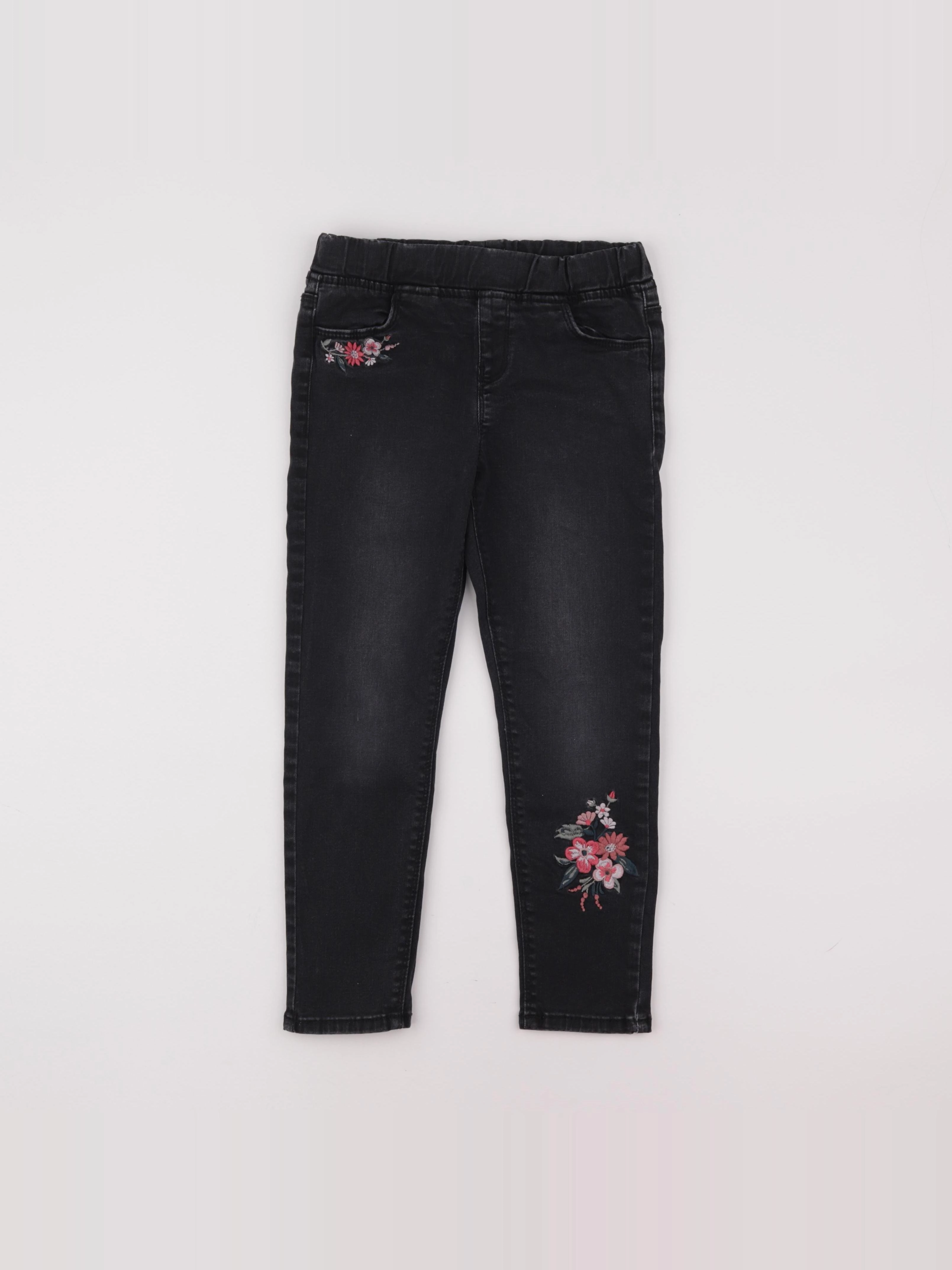 Vertbaudet - jegging noir - 7 ans