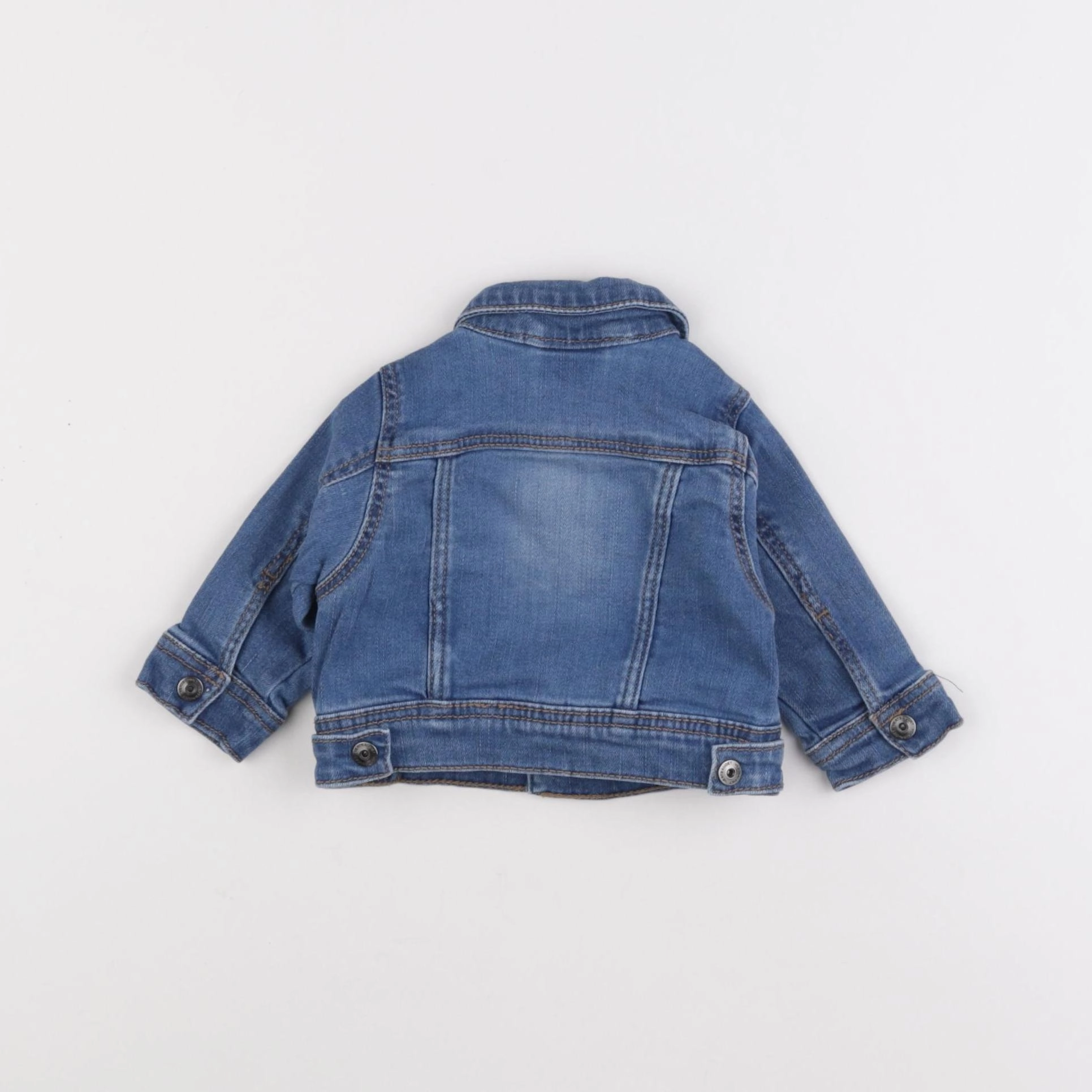 Vertbaudet - veste bleu - 1 mois