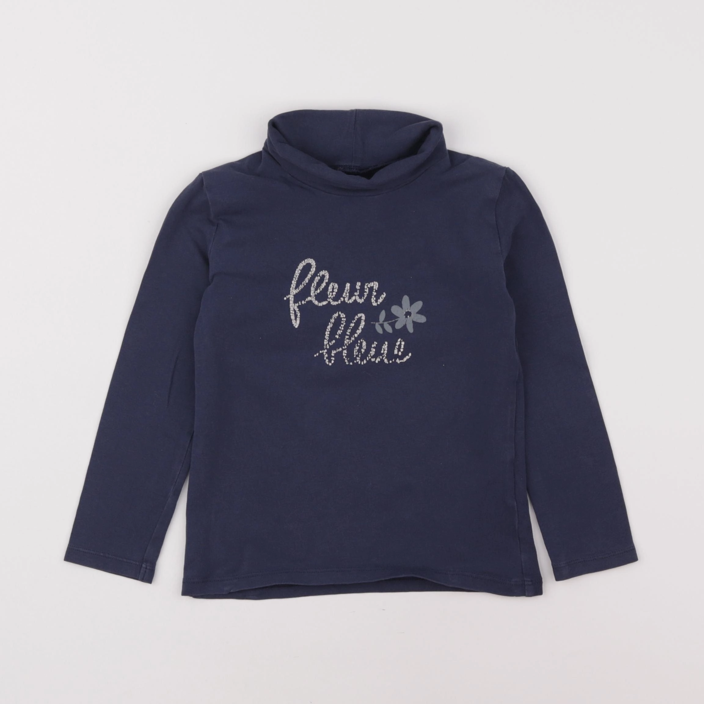 Vertbaudet - sous-pull bleu - 4 ans