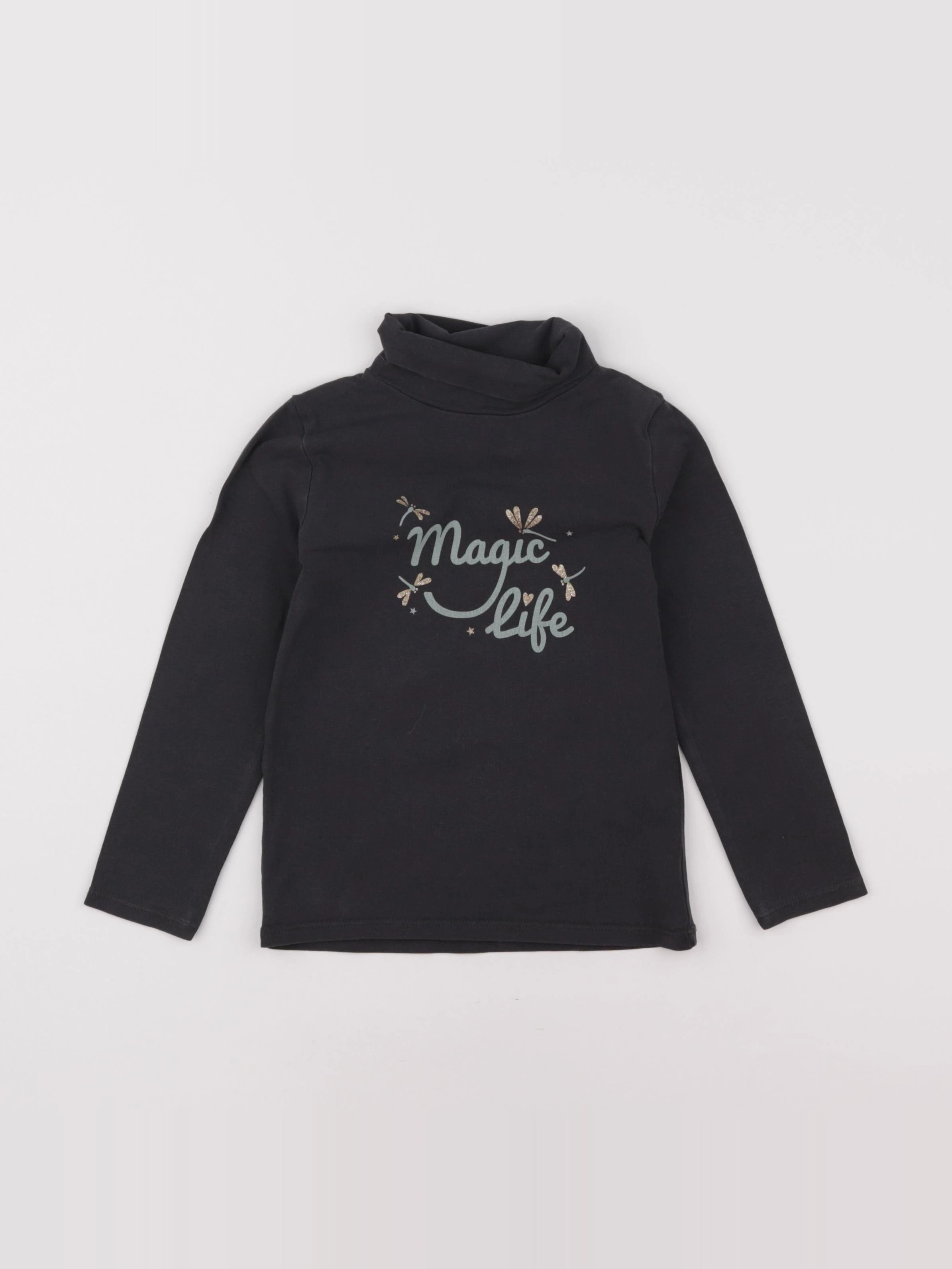 Vertbaudet - sous-pull gris - 4 ans