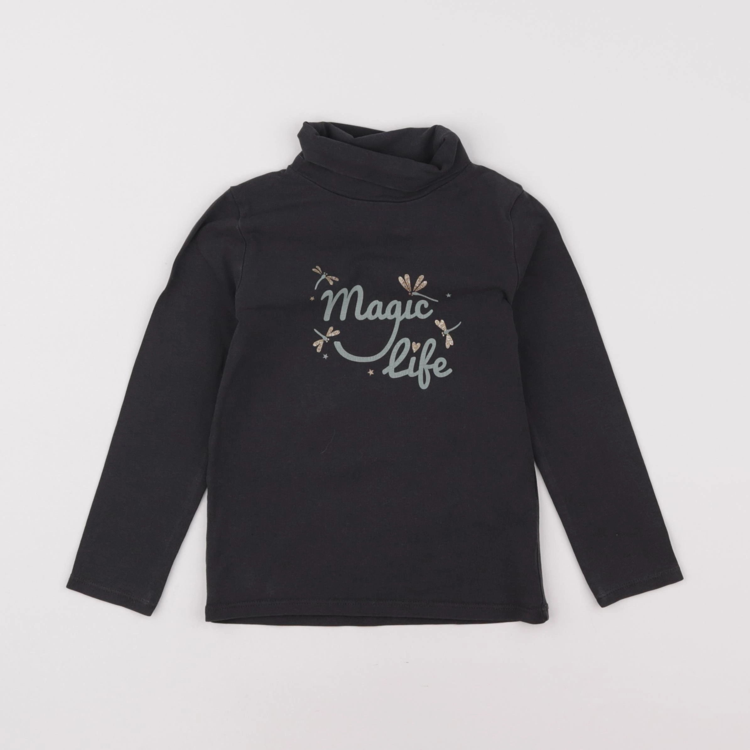 Vertbaudet - sous-pull gris - 4 ans