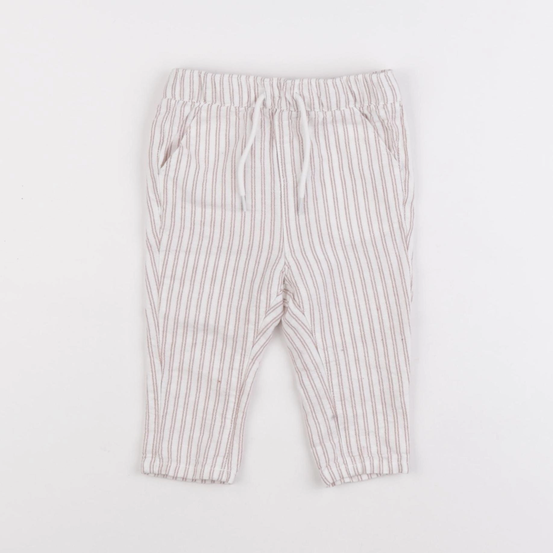Vertbaudet - pantalon marron - 6 mois