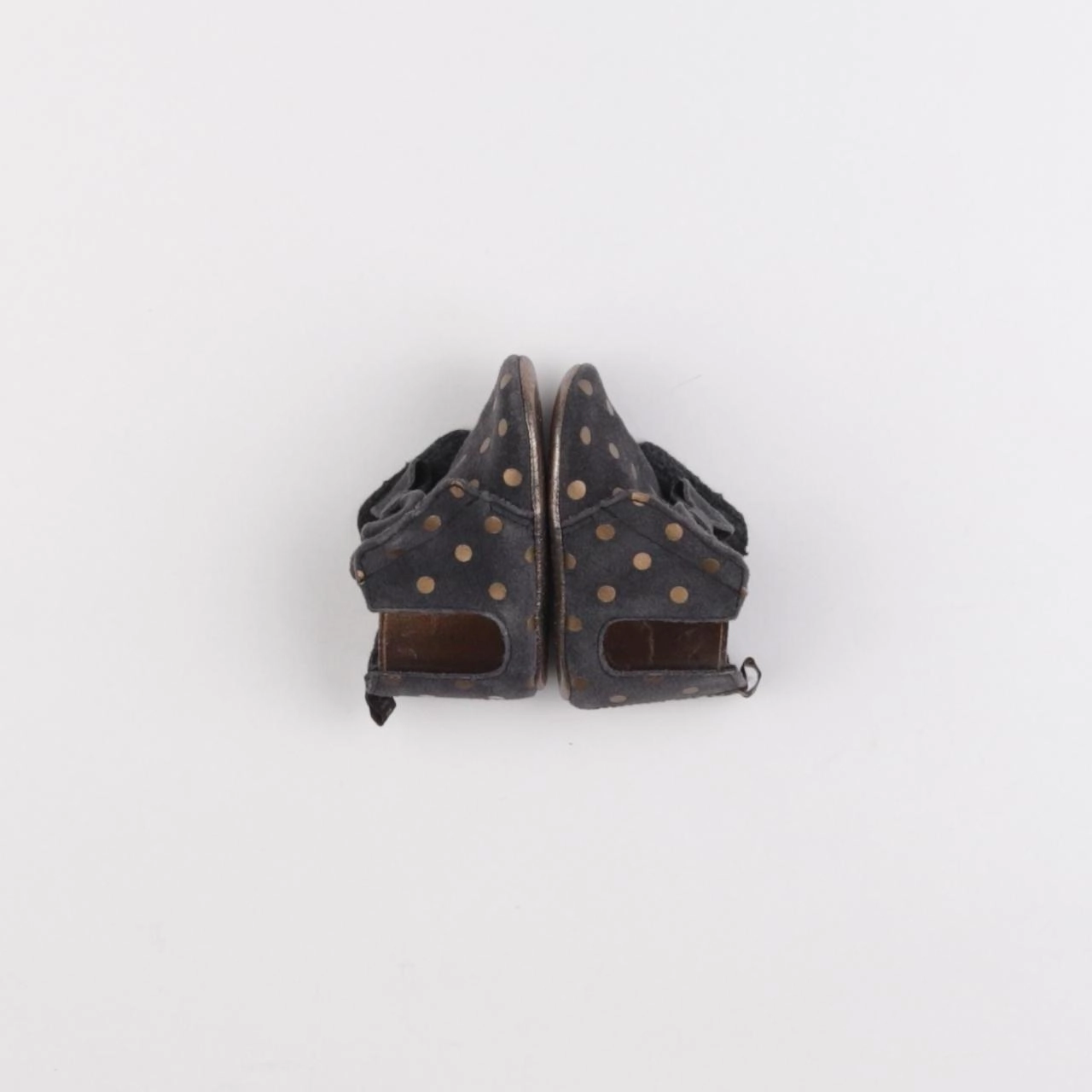IKKS - chaussons gris, or - pointure 17/18