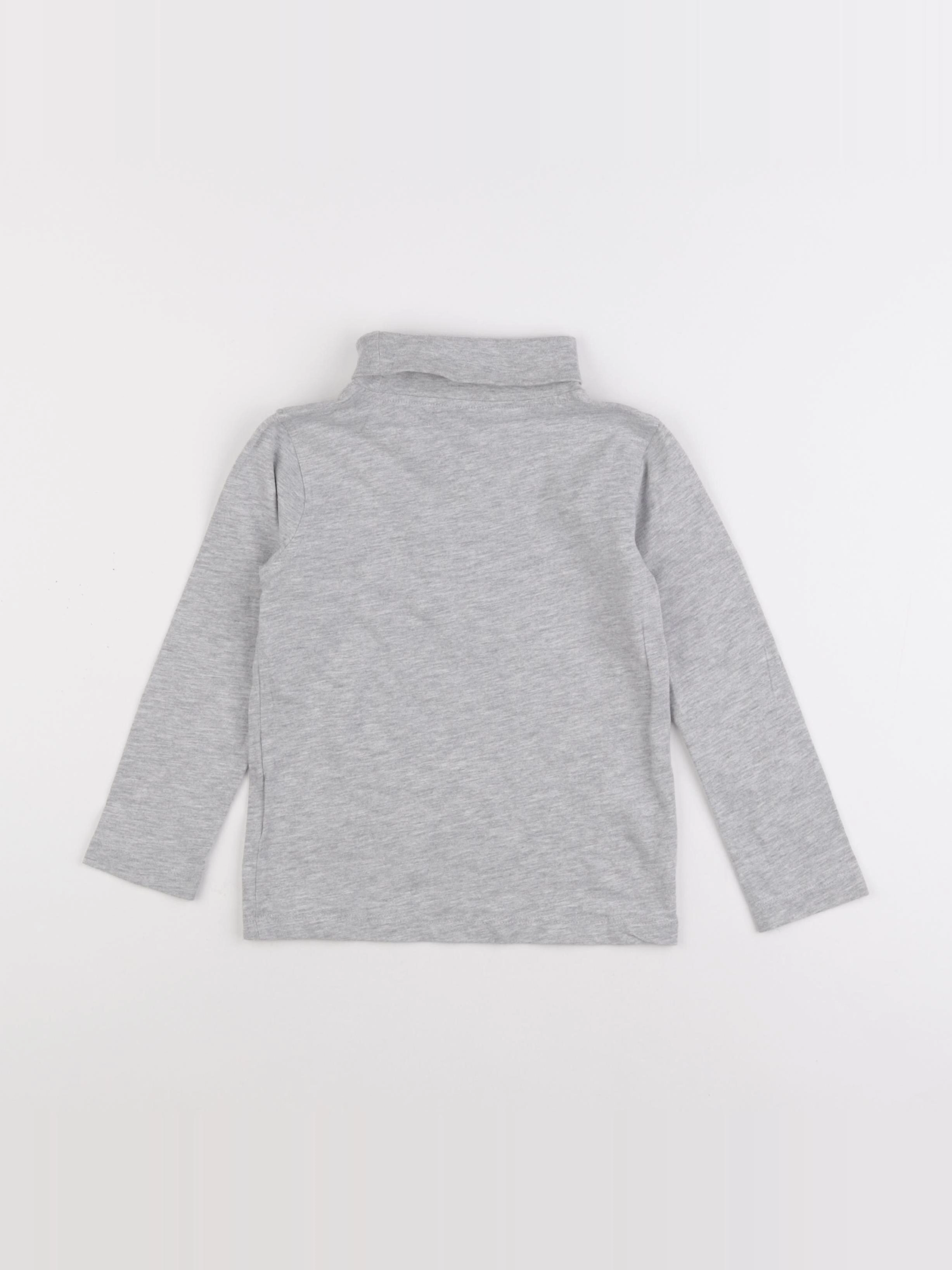 Vertbaudet - sous-pull gris - 4 ans