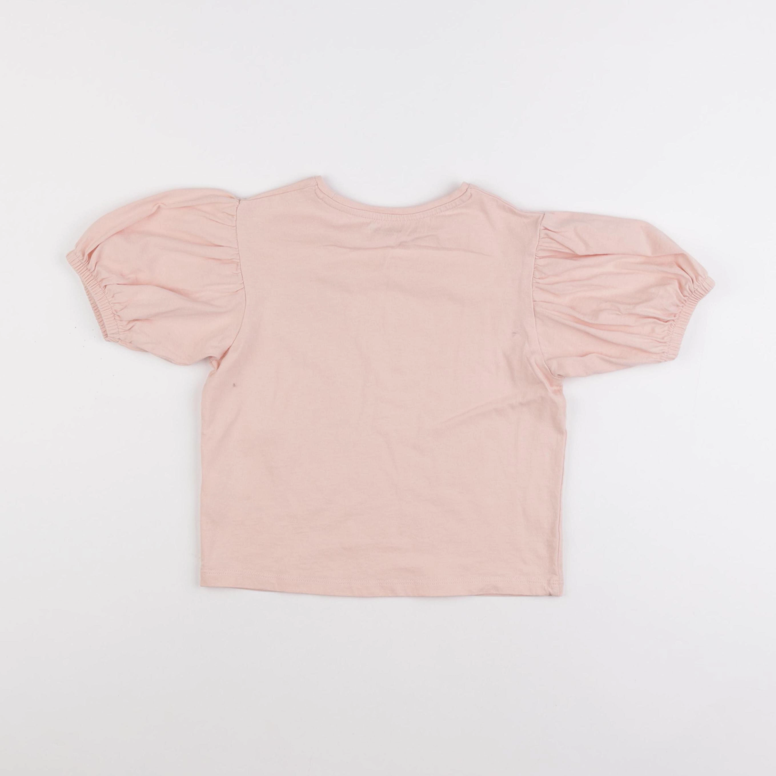 Vertbaudet - tee-shirt rose - 6 ans