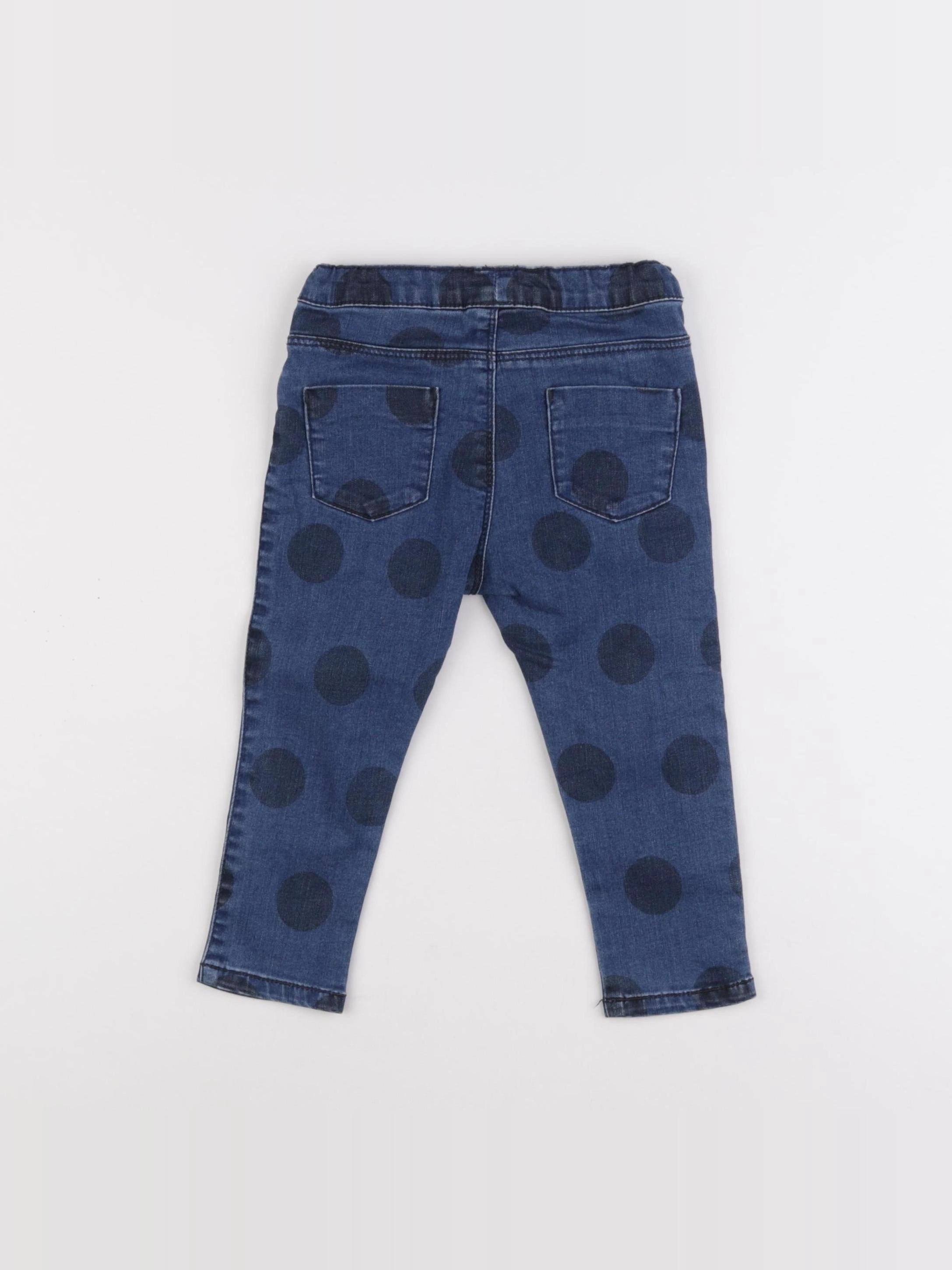 Zara - jegging bleu - 2/3 ans