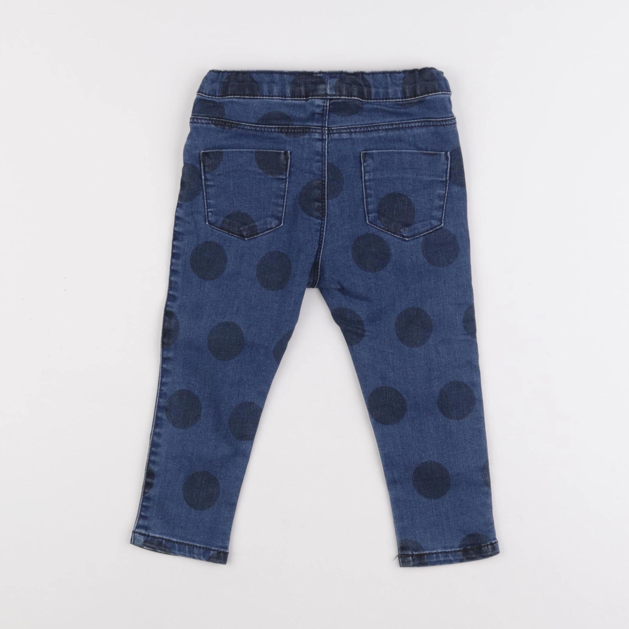 Zara - jegging bleu - 2/3 ans