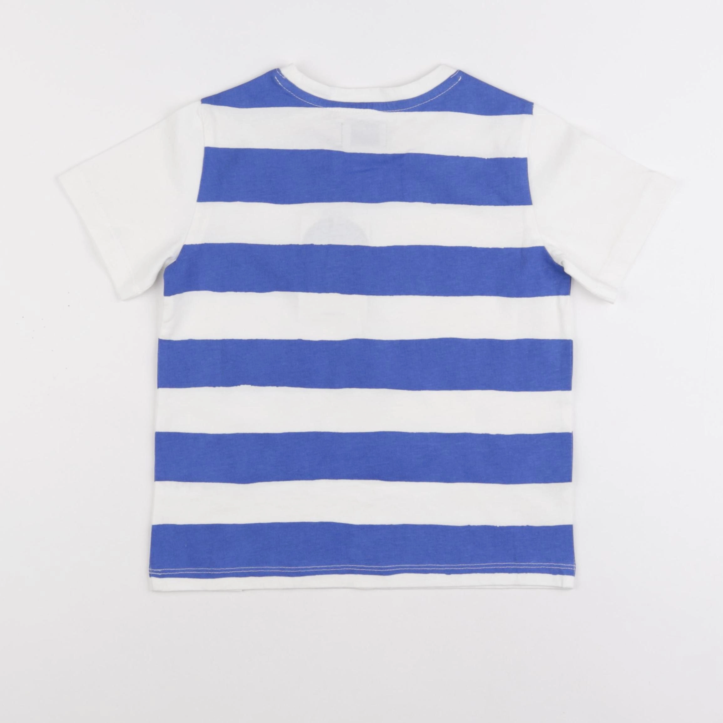 Thinking Mu  - tee-shirt bleu - 6/7 ans