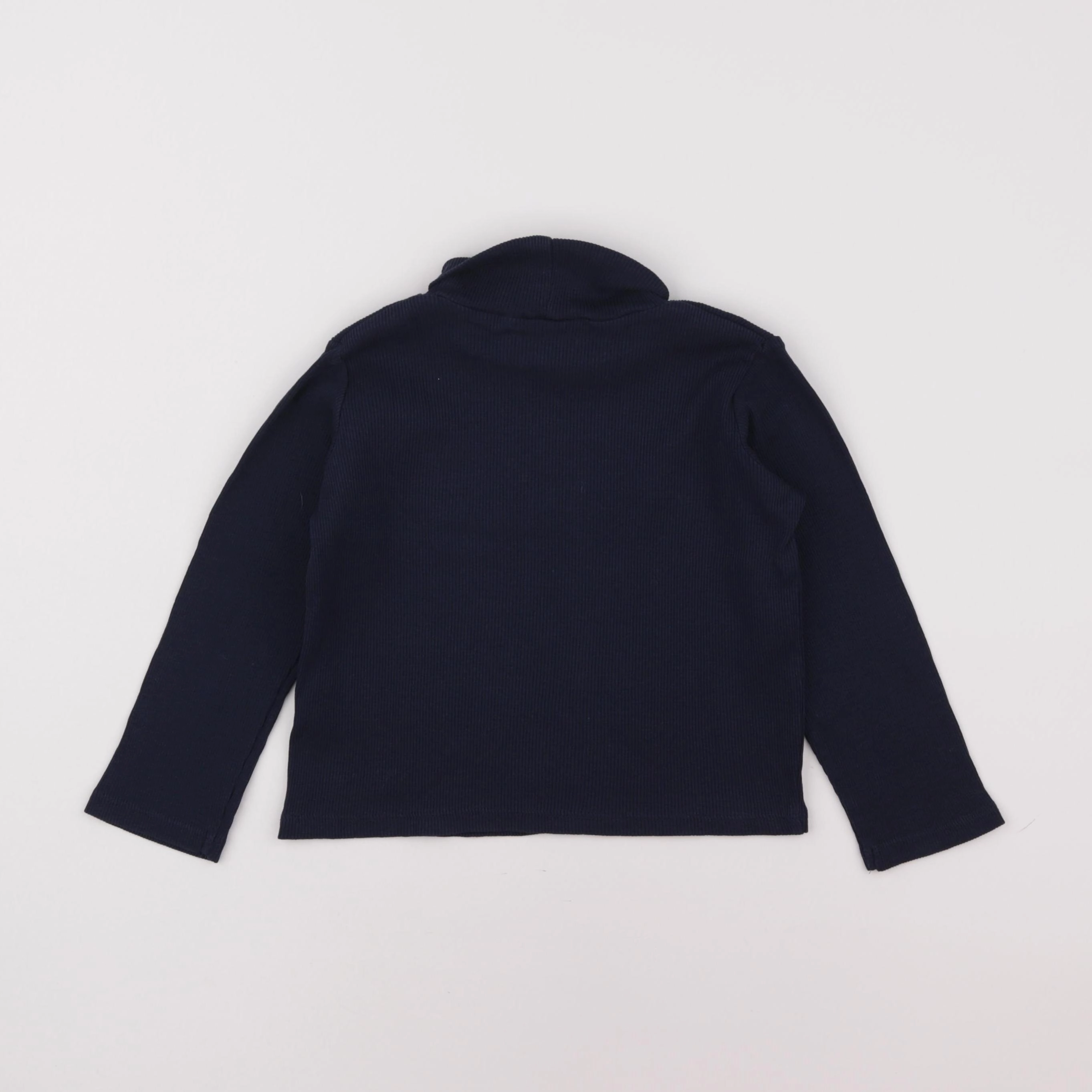 Vertbaudet - sous-pull bleu, or - 5 ans