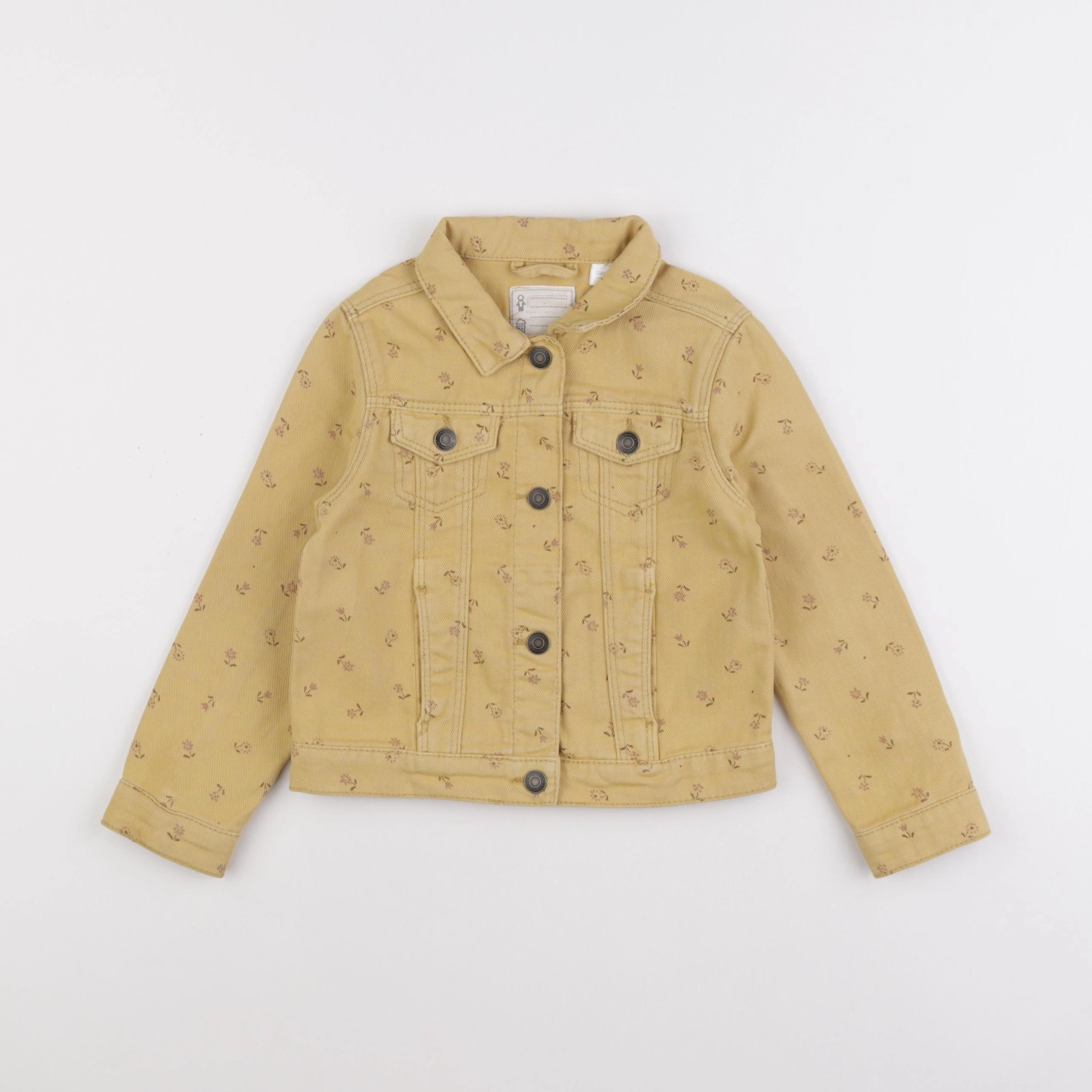 Vertbaudet - veste jaune - 4 ans