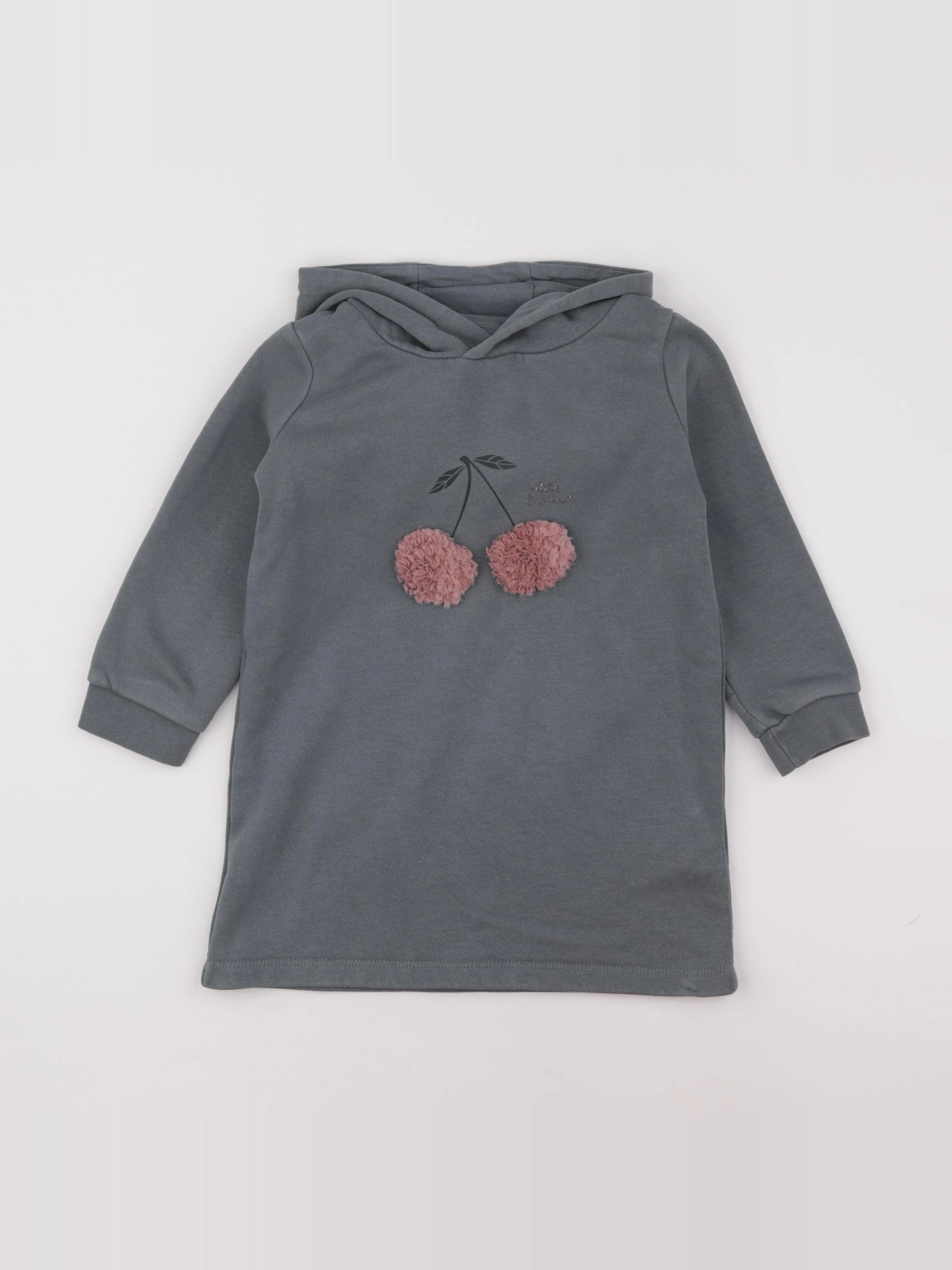 Vertbaudet - robe gris - 4 ans