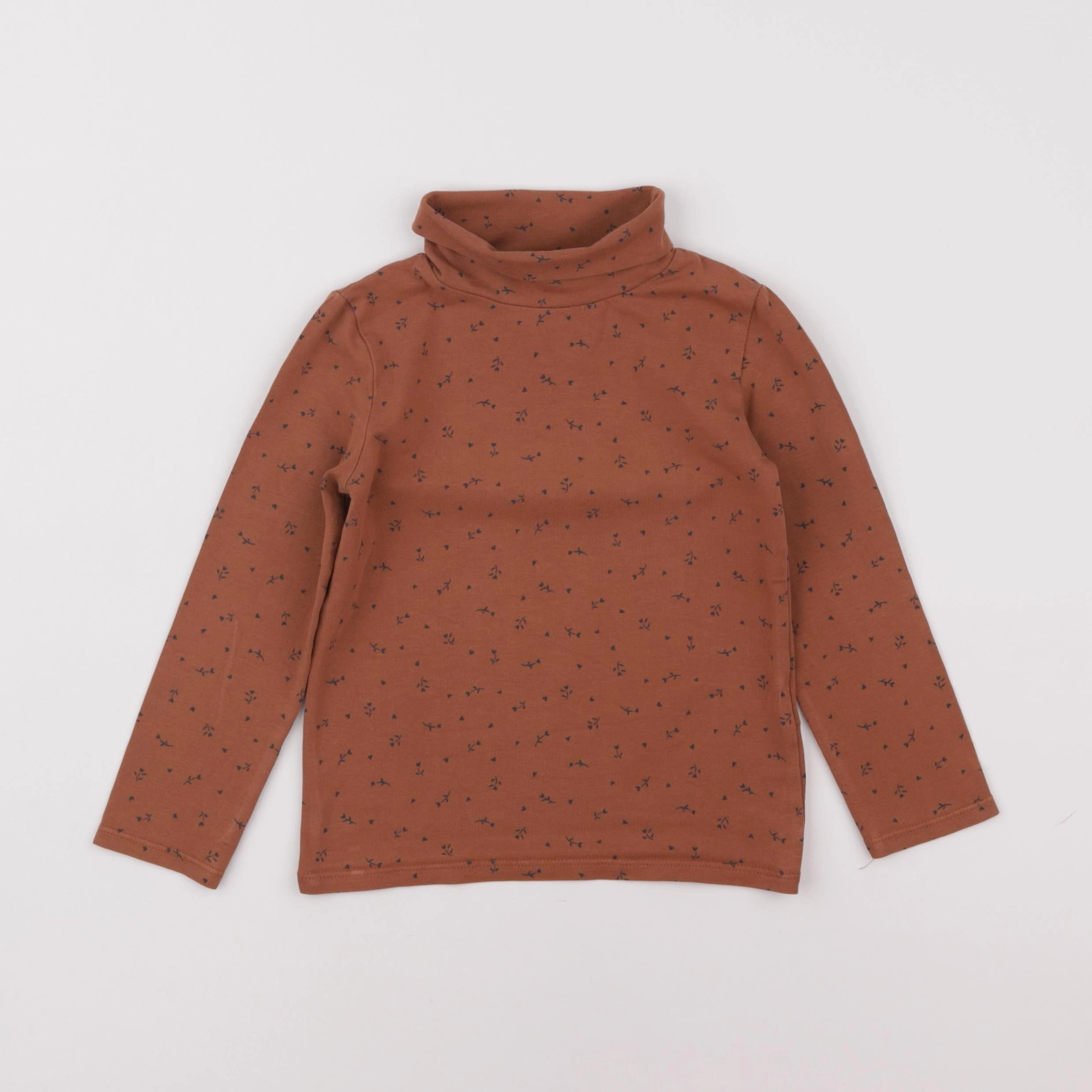 Vertbaudet - sous-pull marron - 4 ans