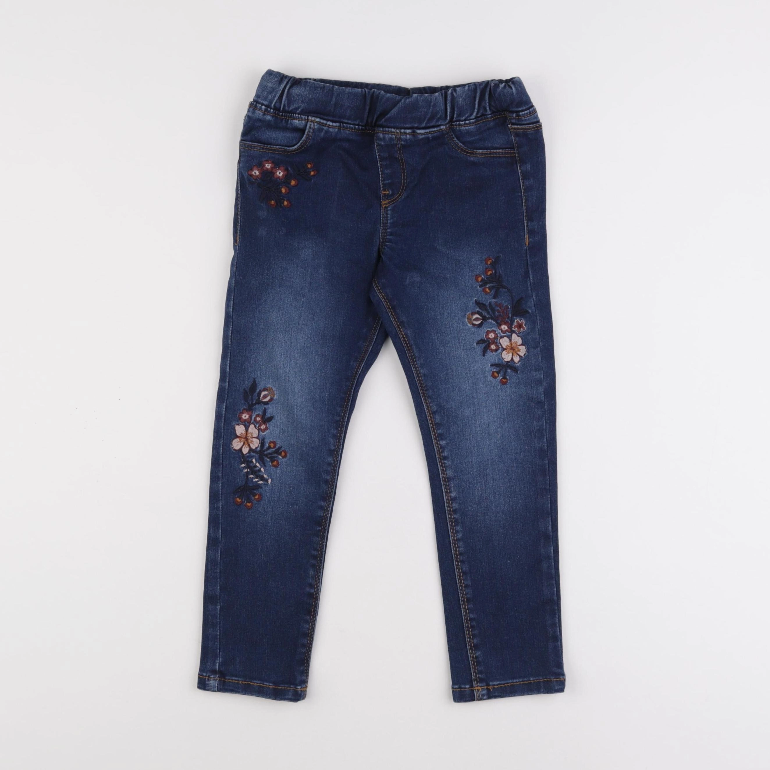 Vertbaudet - jegging bleu - 4 ans