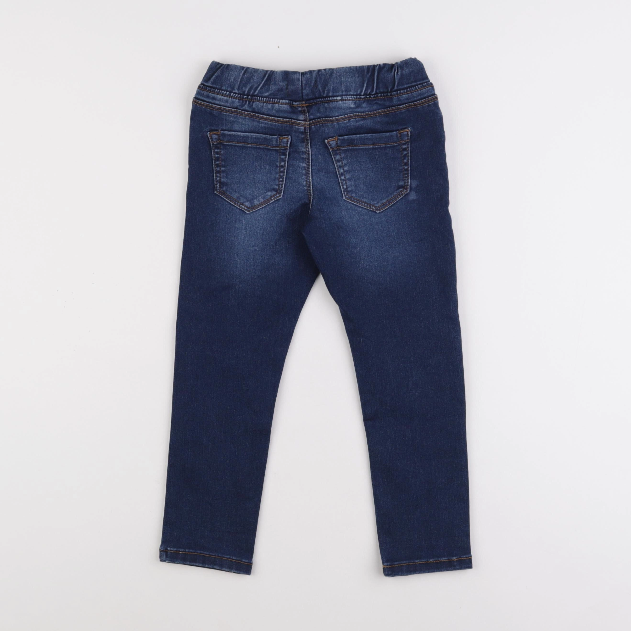 Vertbaudet - jegging bleu - 4 ans