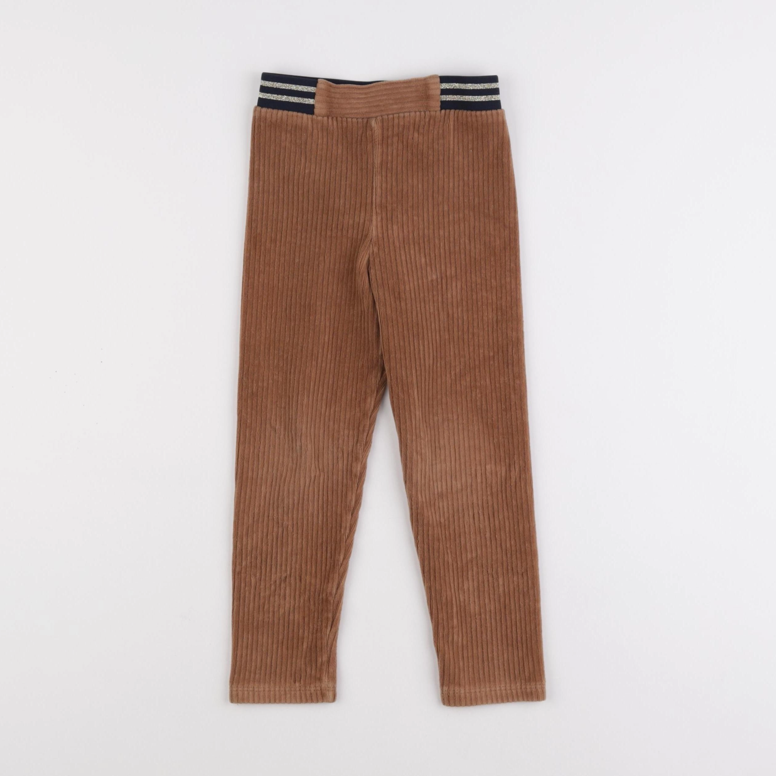 Vertbaudet - legging velours marron - 4 ans