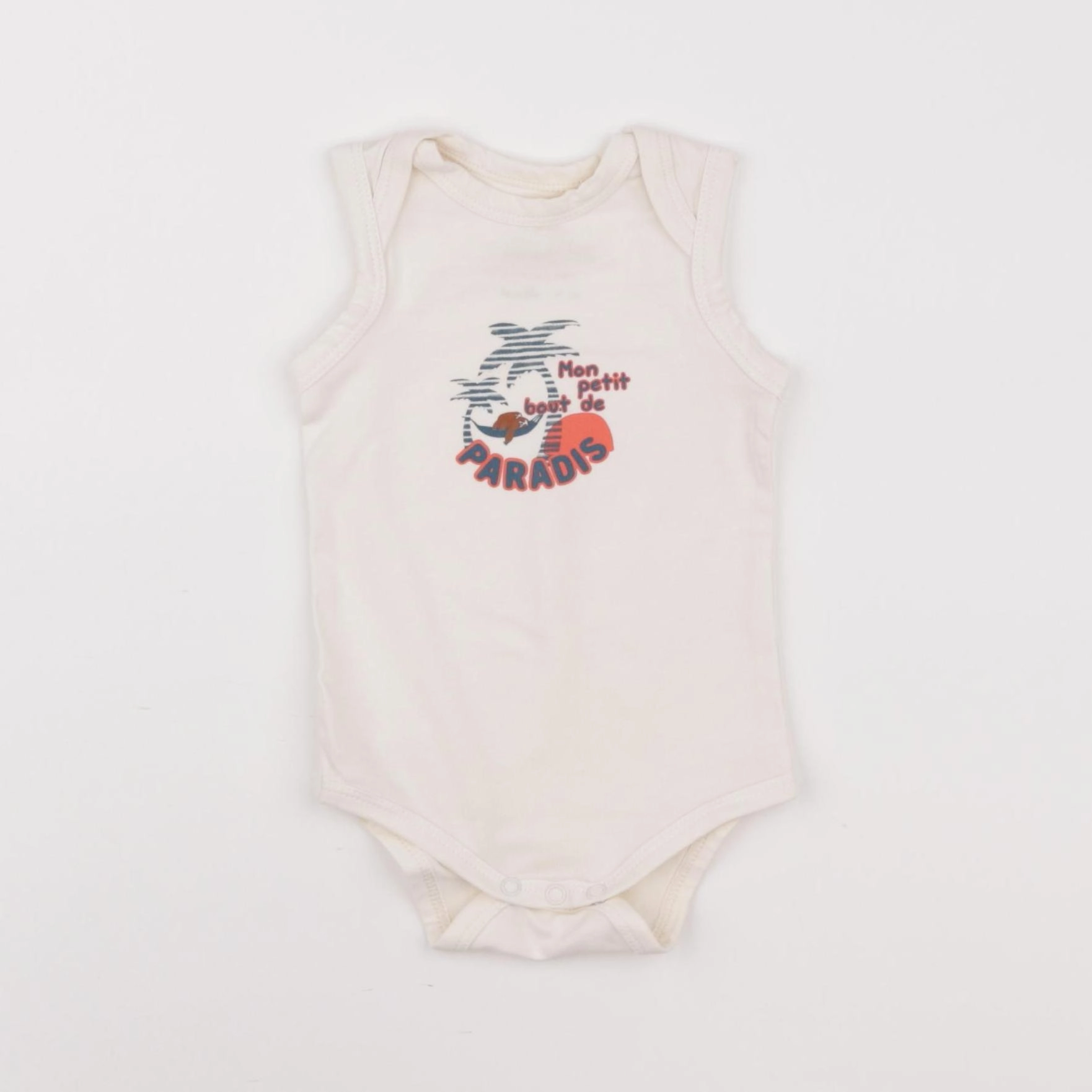 Tape à l'oeil - body beige - 3 mois
