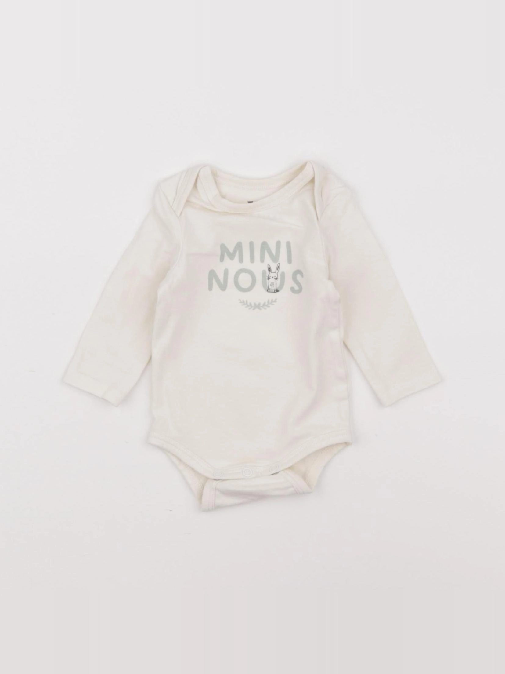 Tape à l'oeil - body beige - 1 mois
