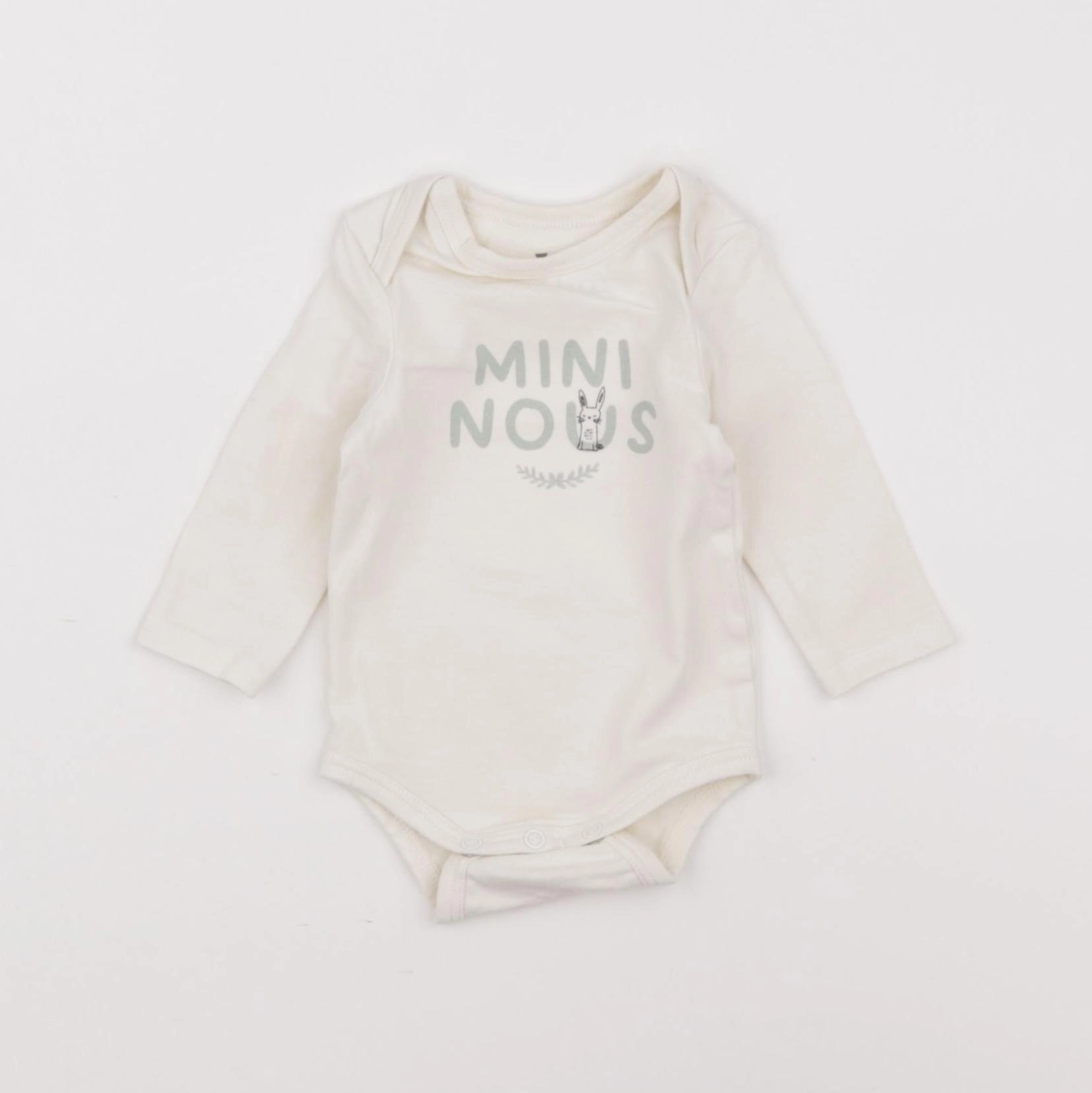 Tape à l'oeil - body beige - 1 mois