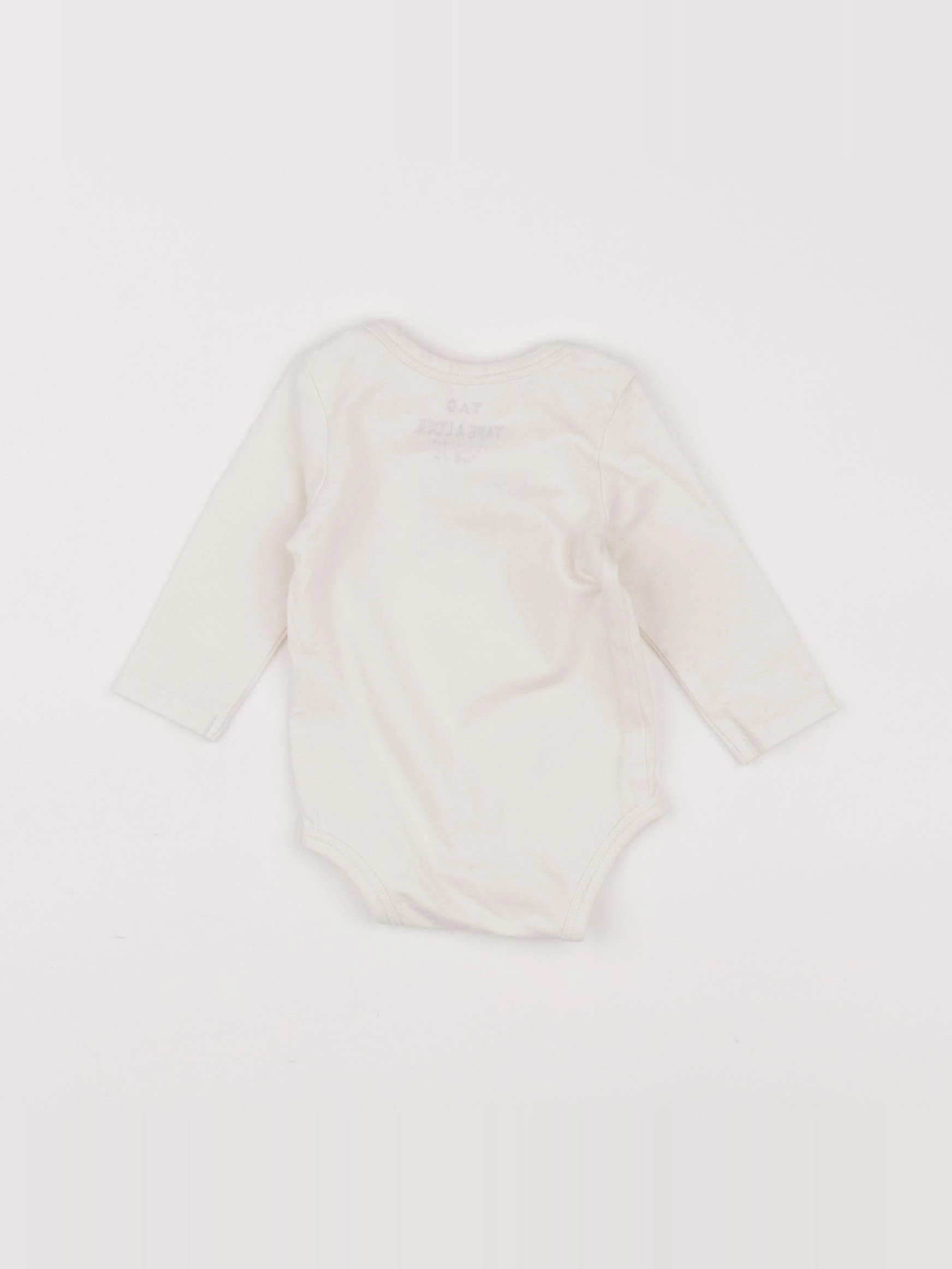 Tape à l'oeil - body beige - 1 mois