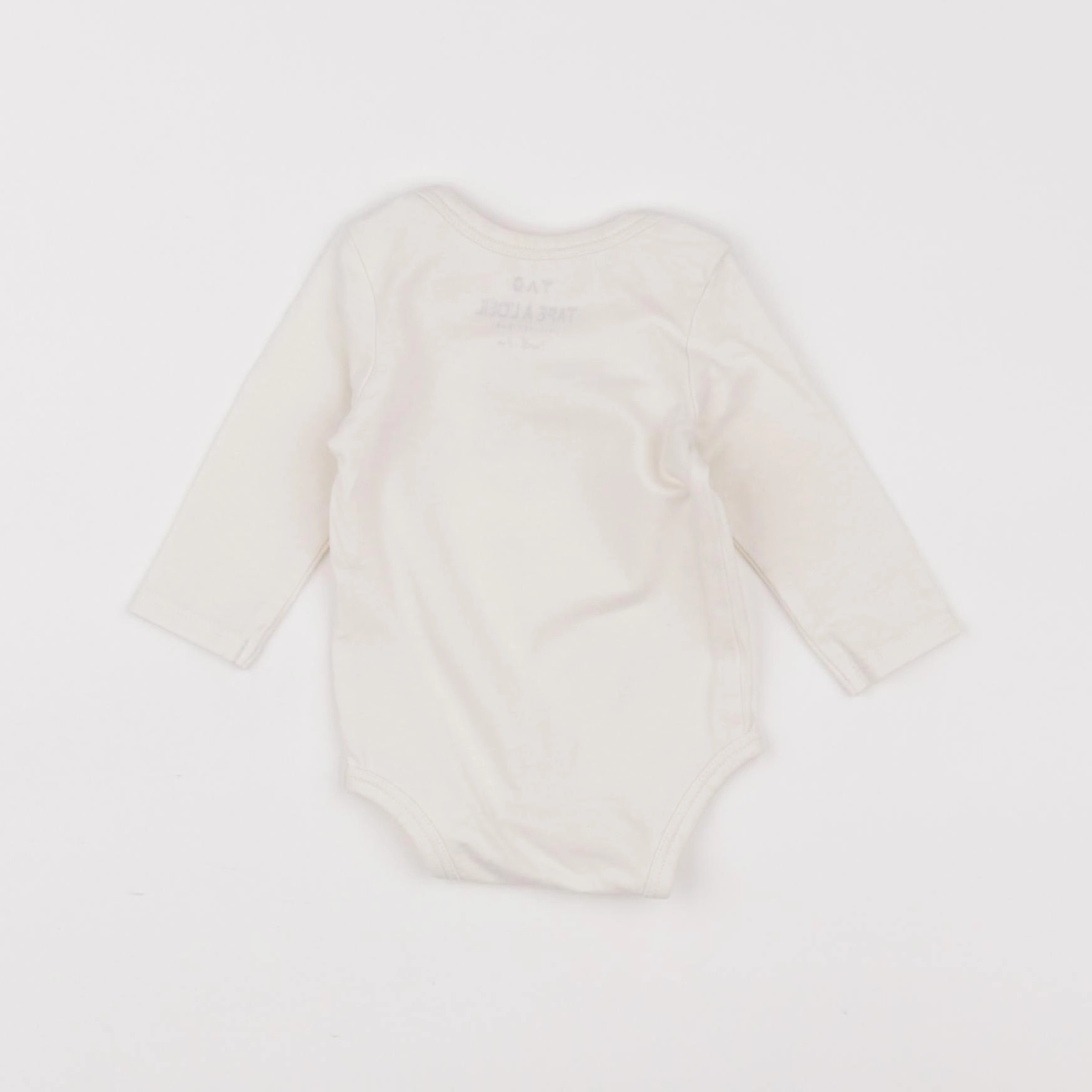 Tape à l'oeil - body beige - 1 mois