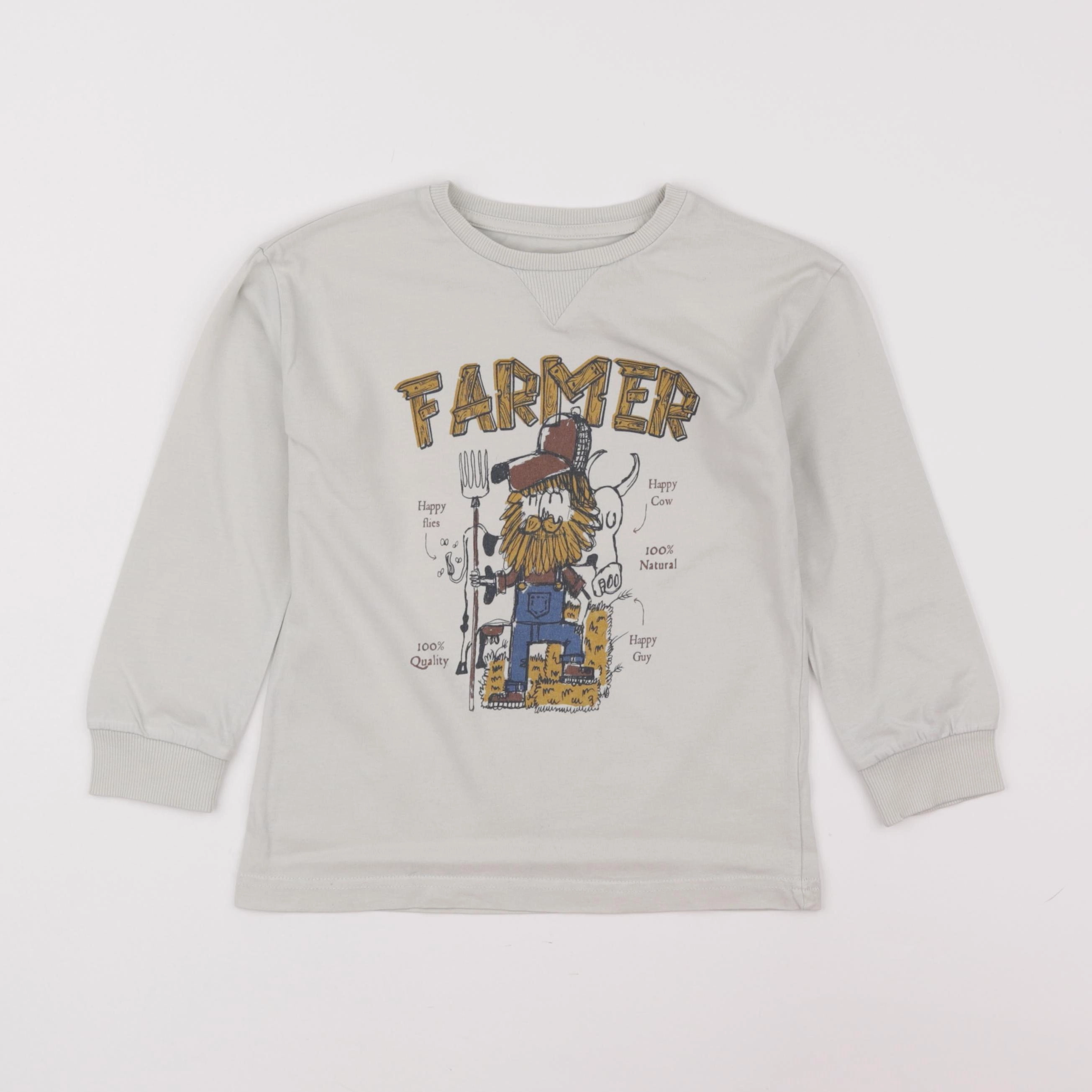 Vertbaudet - tee-shirt multicolore - 6 ans