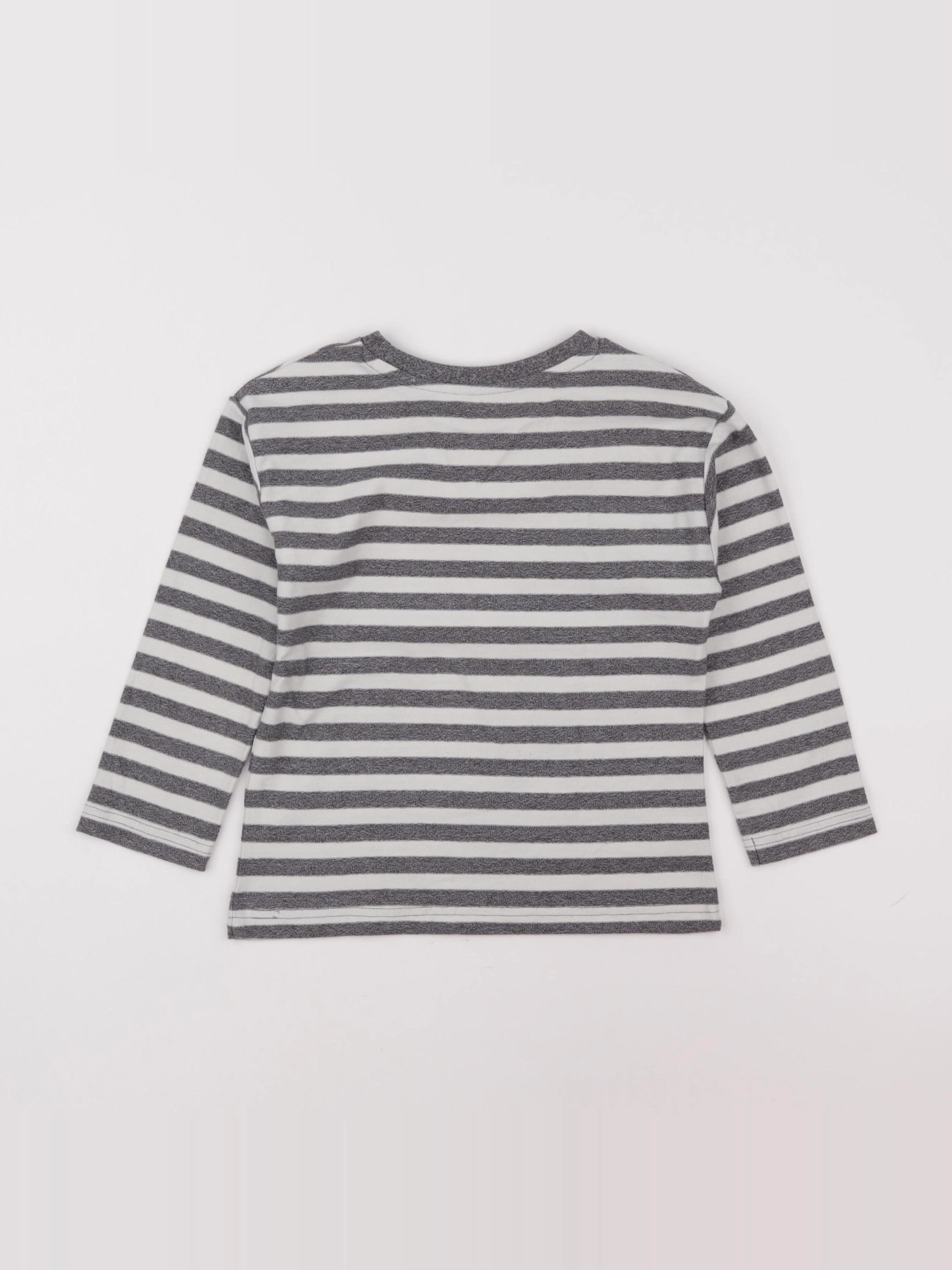 Vertbaudet - tee-shirt gris - 6 ans