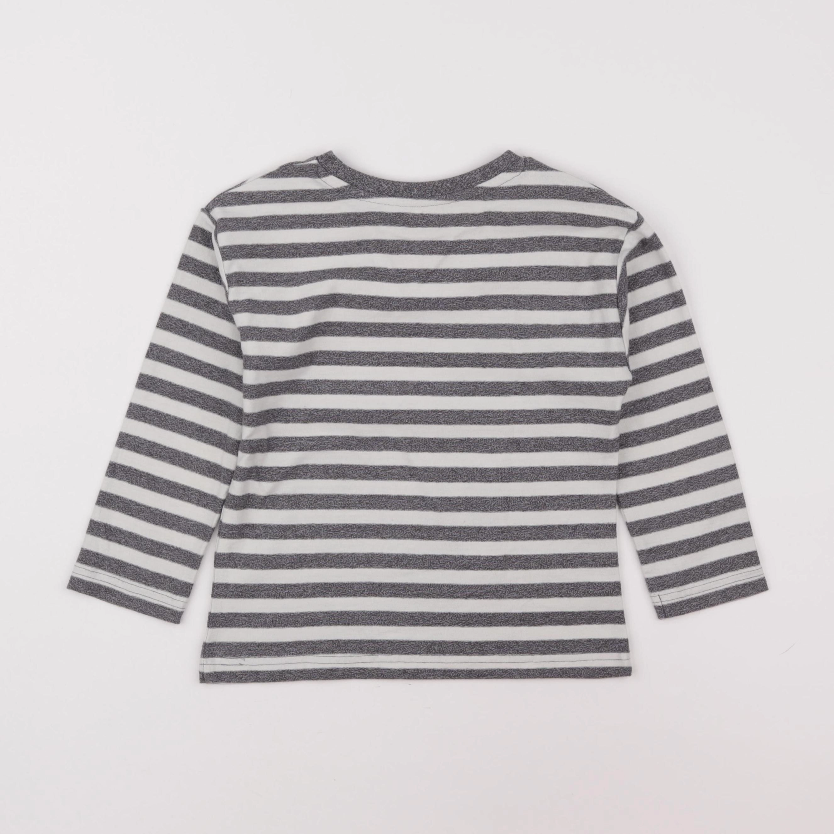 Vertbaudet - tee-shirt gris - 6 ans
