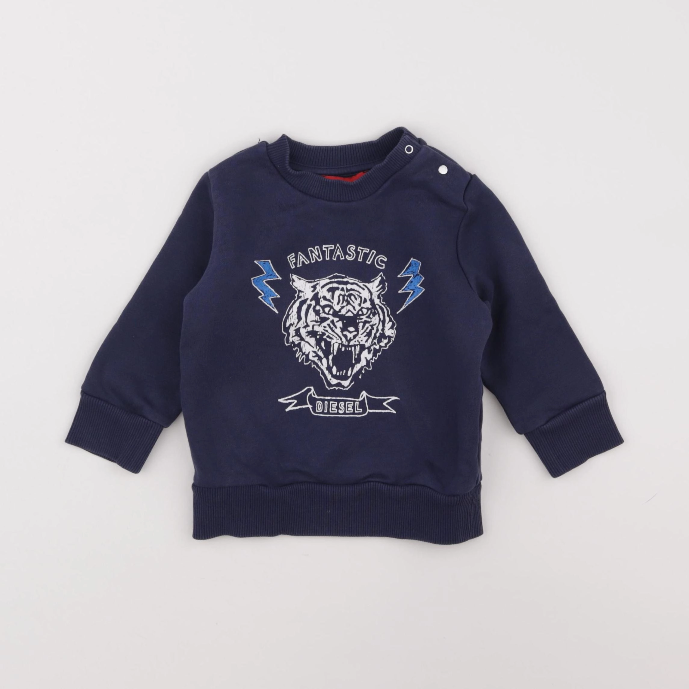 Diesel - sweat bleu - 9/12 mois