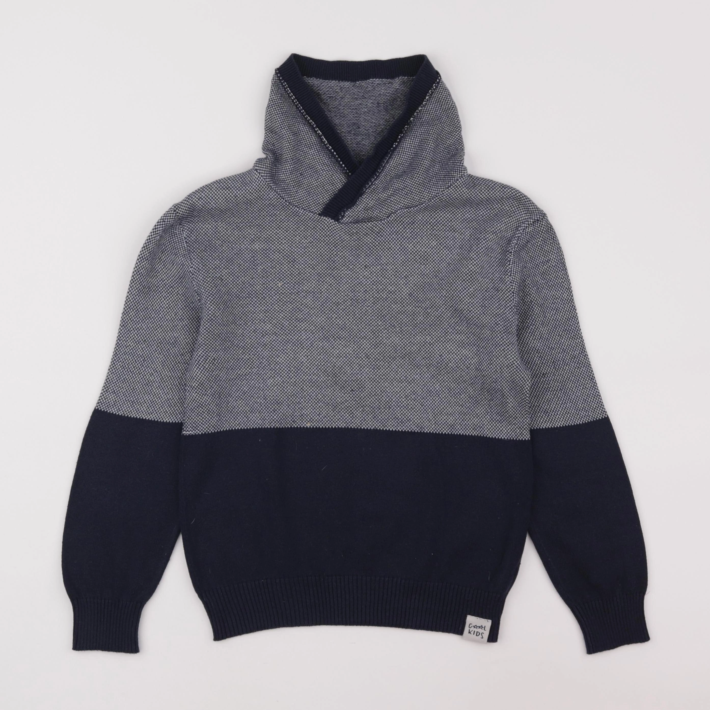 Vertbaudet - pull bleu - 8 ans