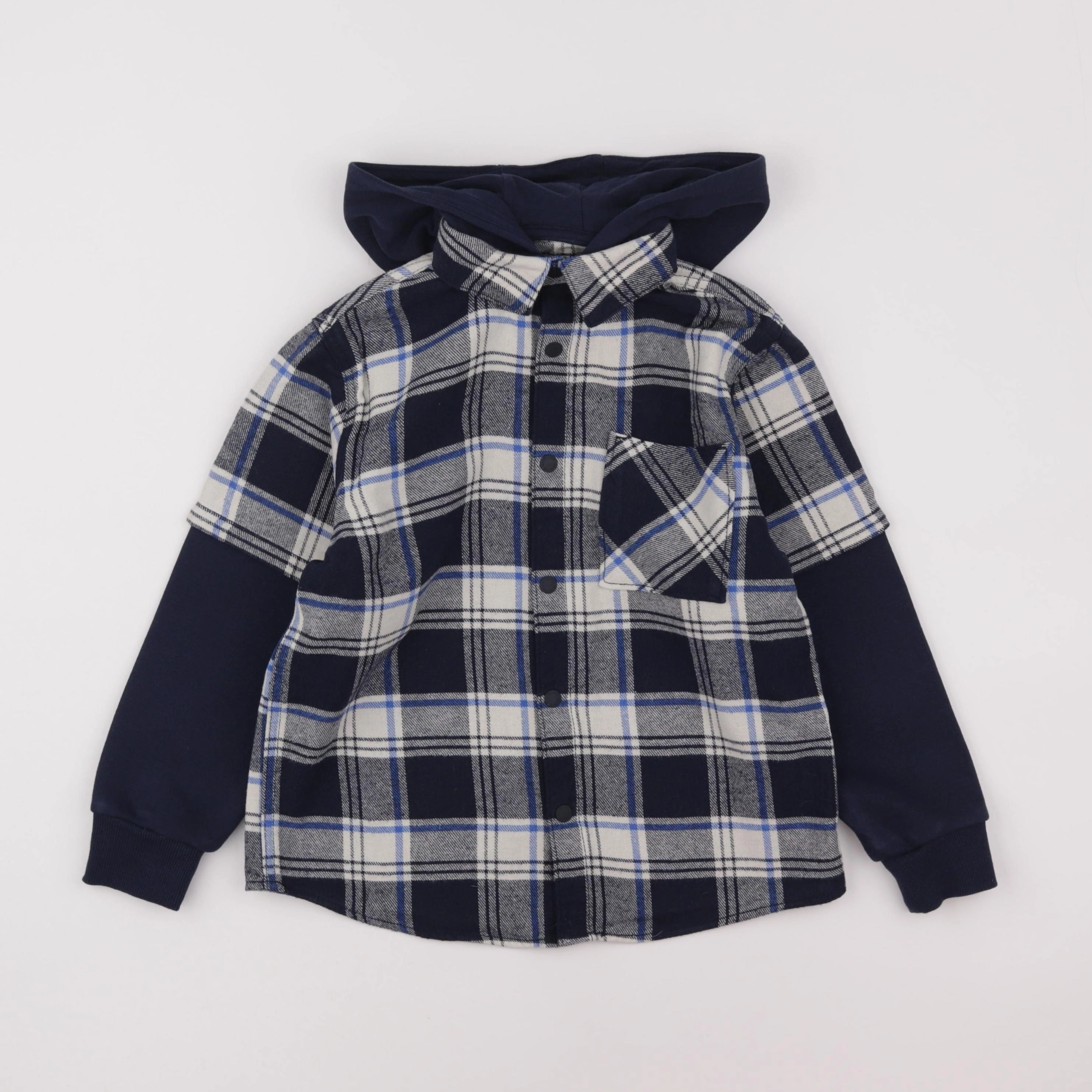 Vertbaudet - sweat bleu - 8 ans