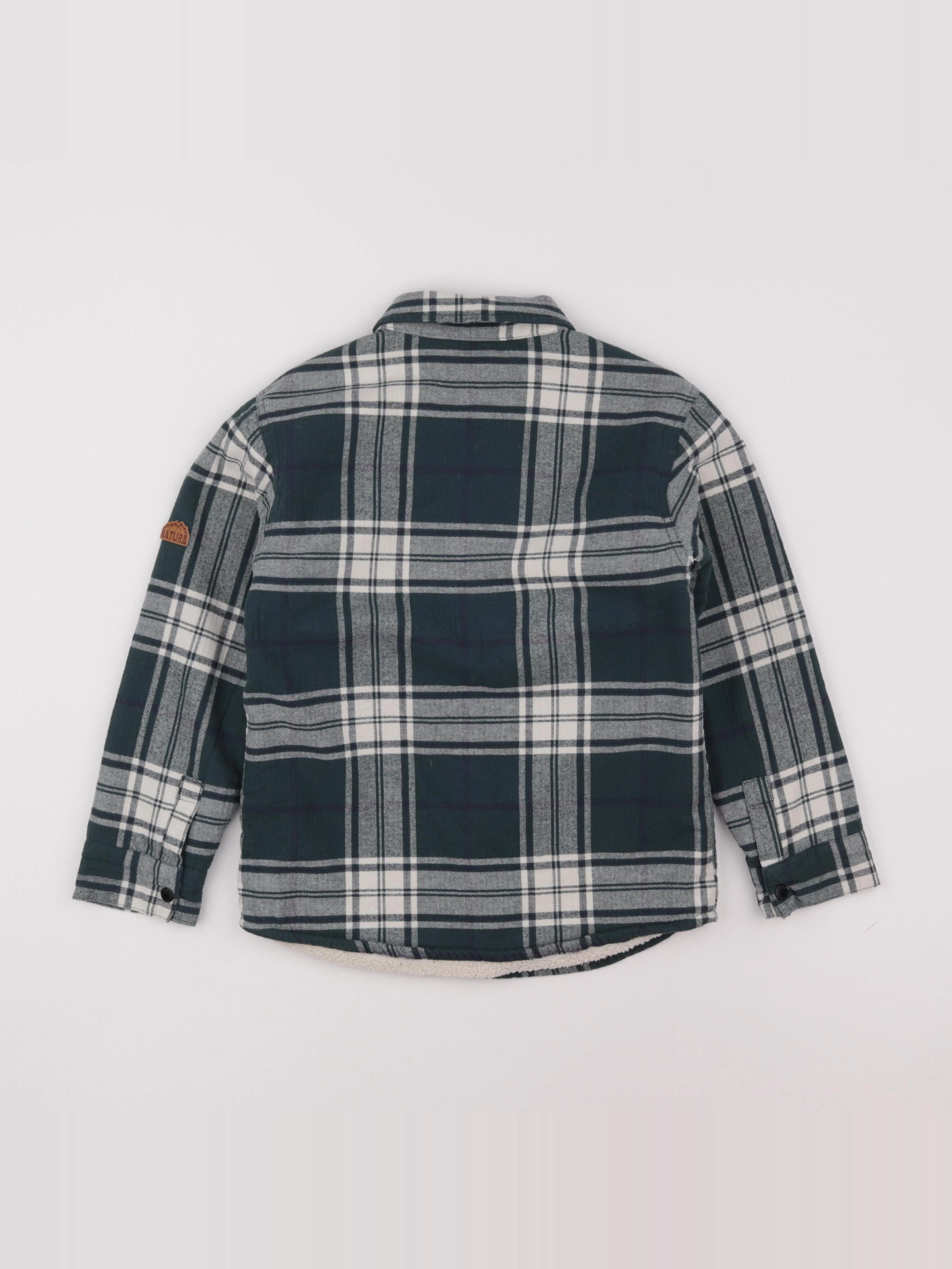 Vertbaudet - chemise vert - 8 ans