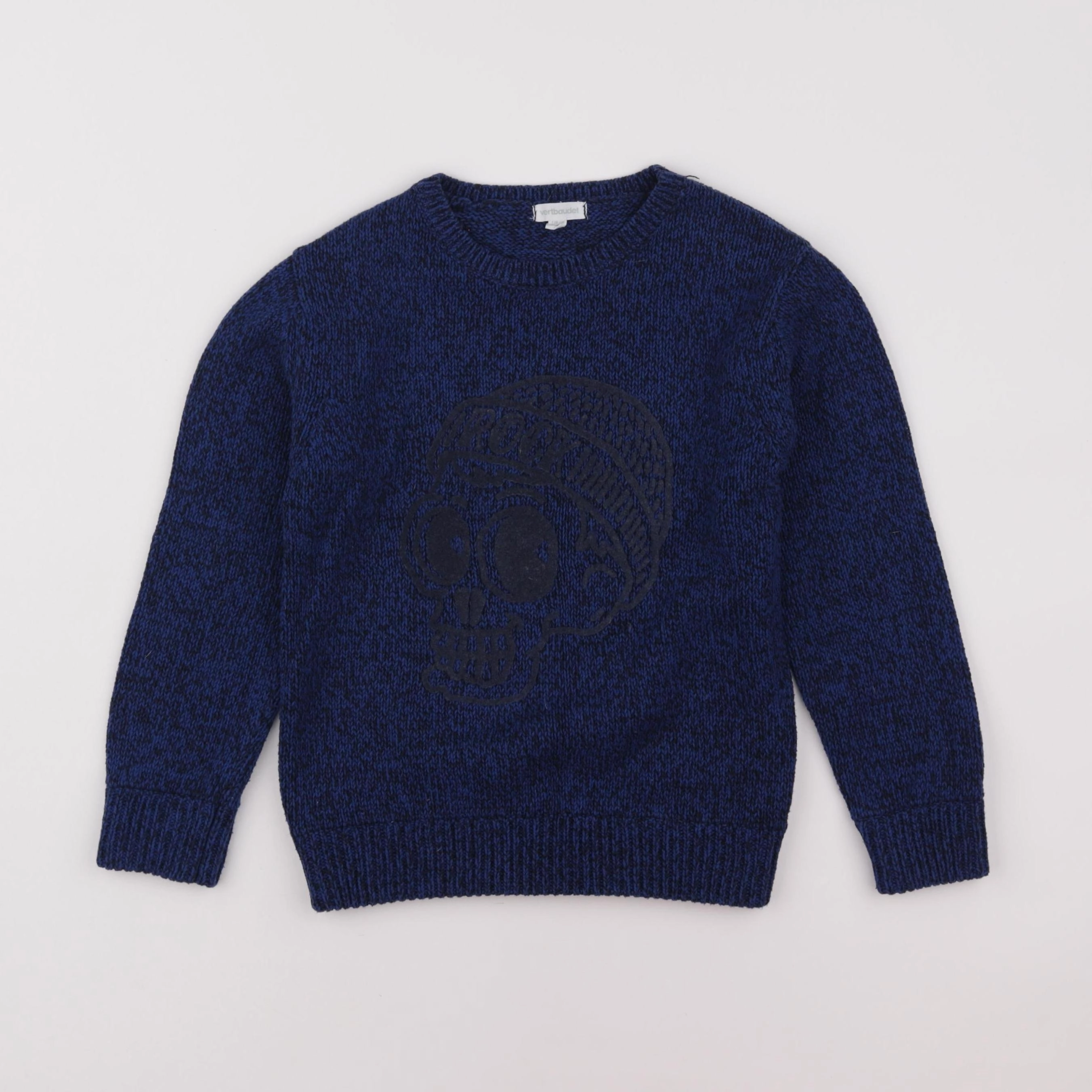 Vertbaudet - pull bleu - 6 ans