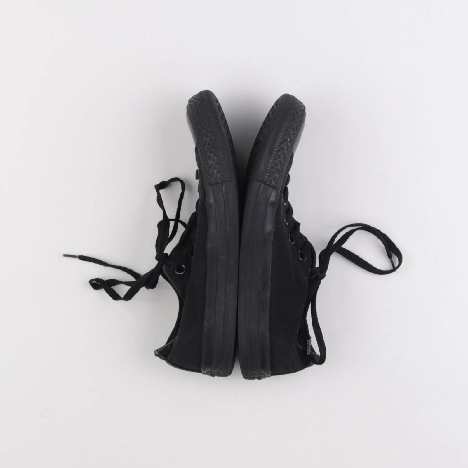 Converse - tennis à scratch/ lacets noir - pointure 38
